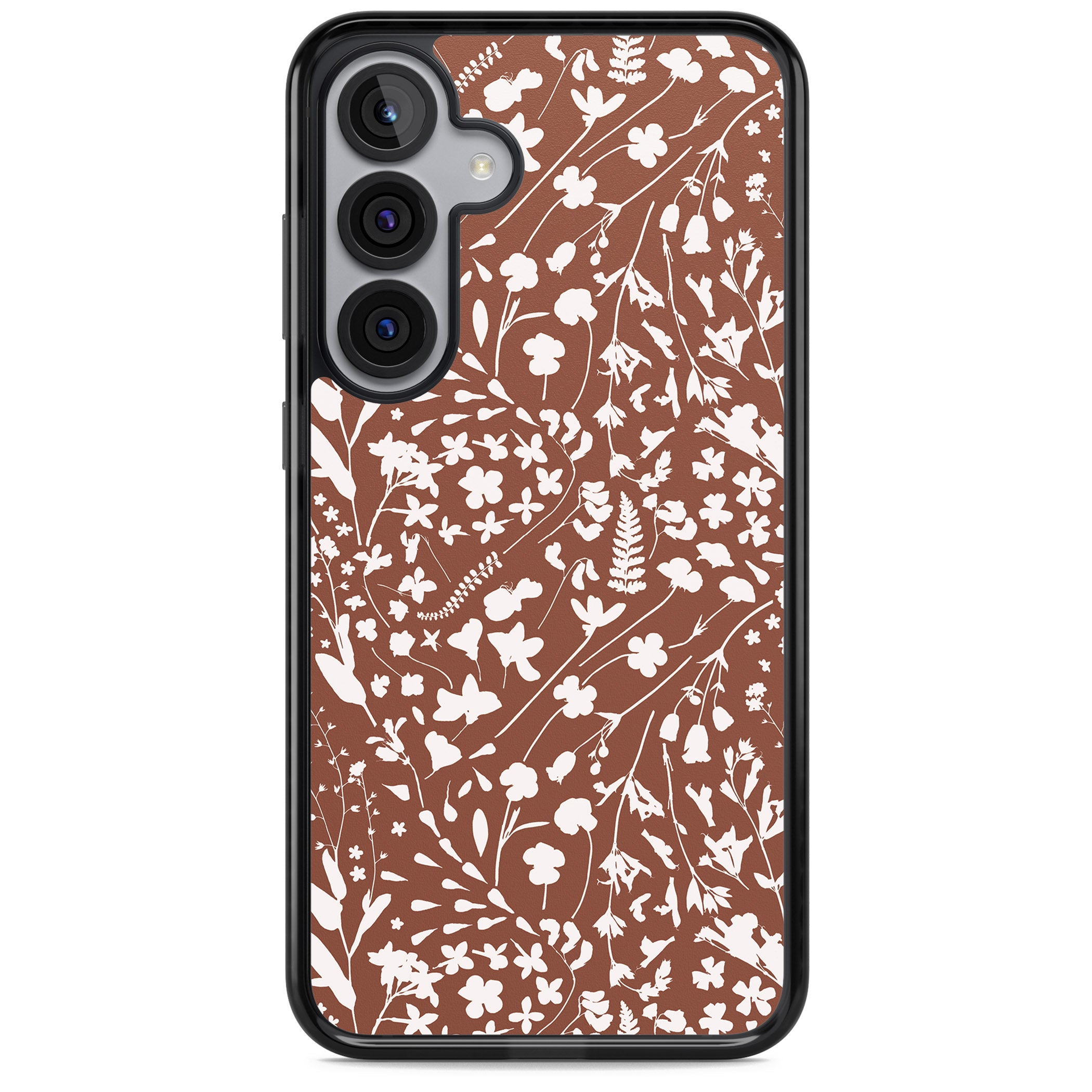 Wildflower Cluster On Terracotta