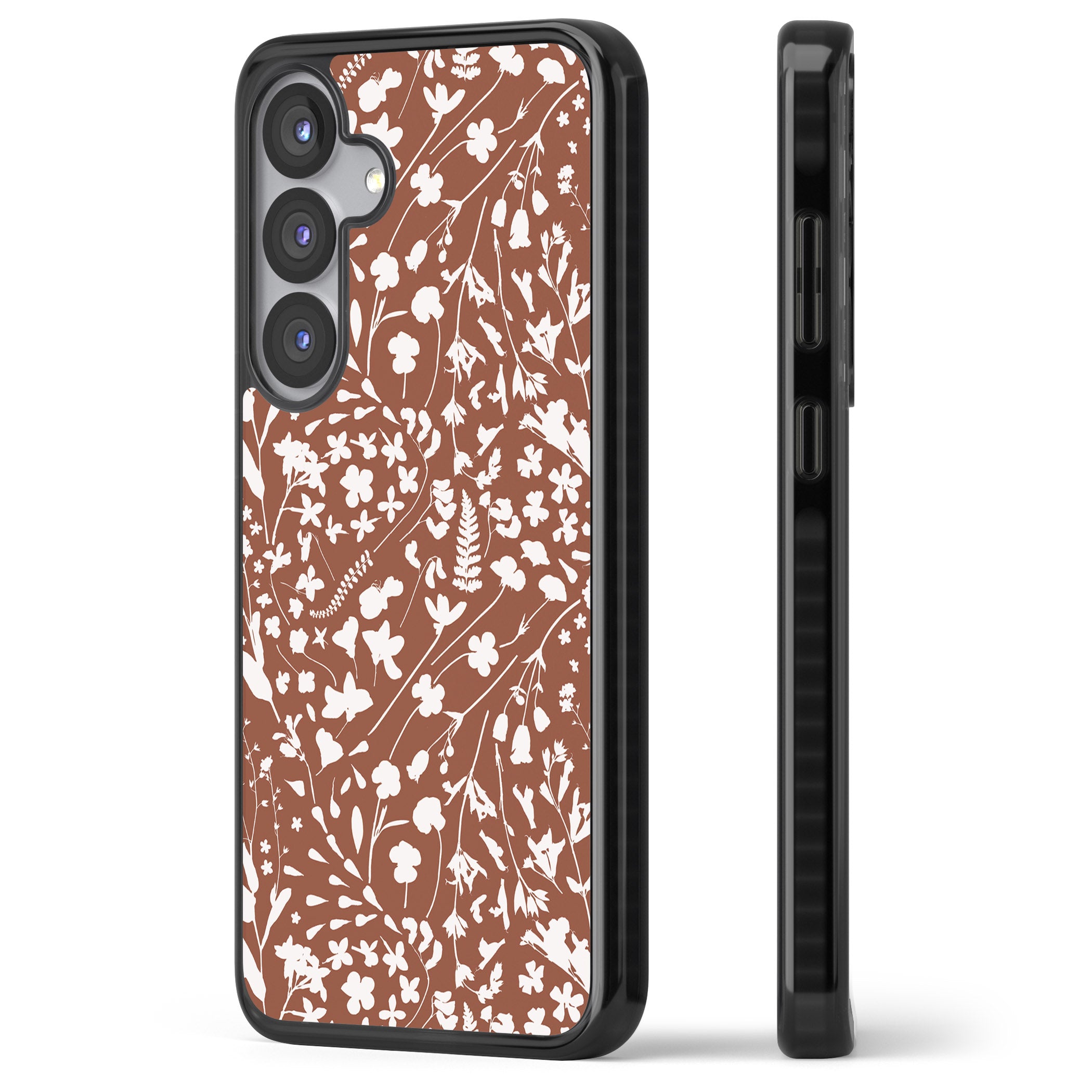 Wildflower Cluster On Terracotta