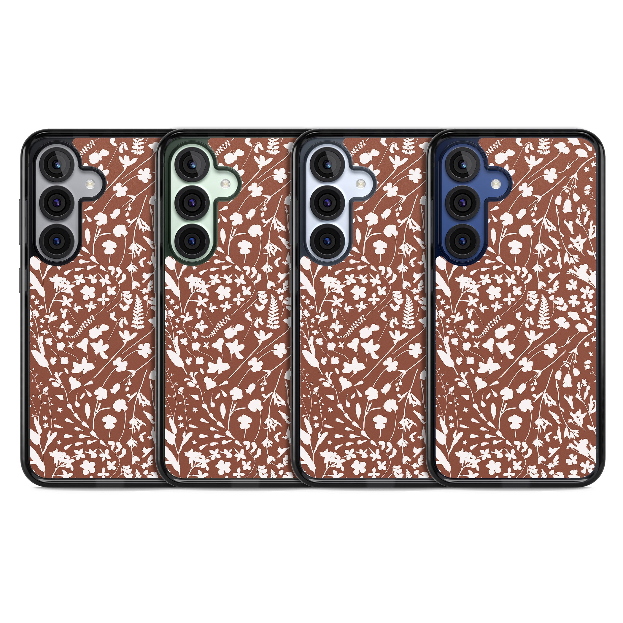 Wildflower Cluster On Terracotta