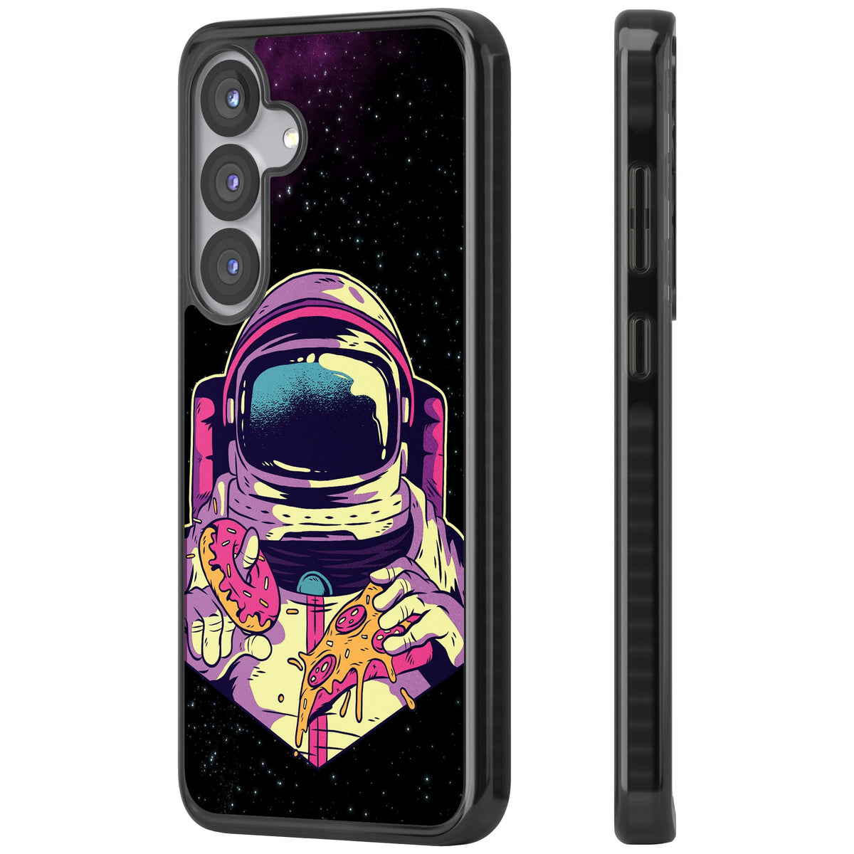 Astro Cheat Meal Samsung S25 / Samsung S25 Plus / Samsung S26 / Samsung S26 Plus Impact Black Phone Case side
