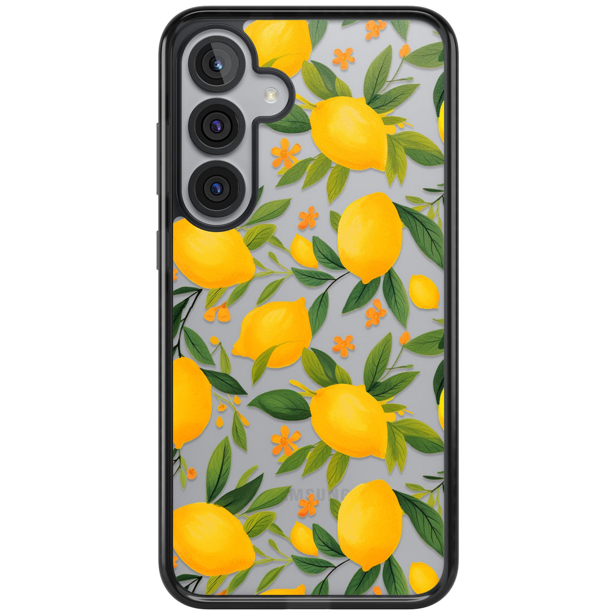 Lemon Grove Samsung S25 Plus / Samsung S26 / Samsung S26 Plus Impact Black Phone Case front