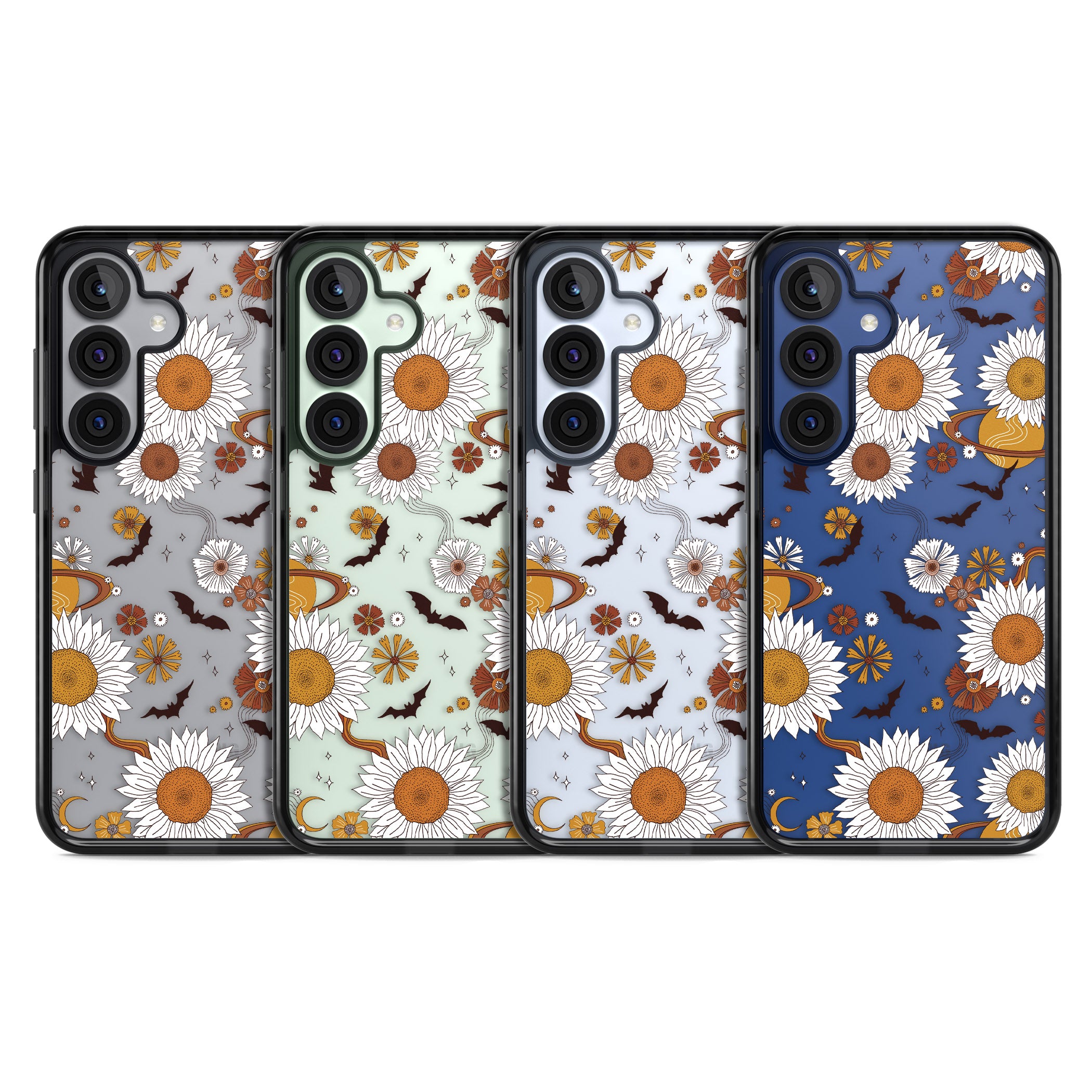 Halloween Bats And Planets