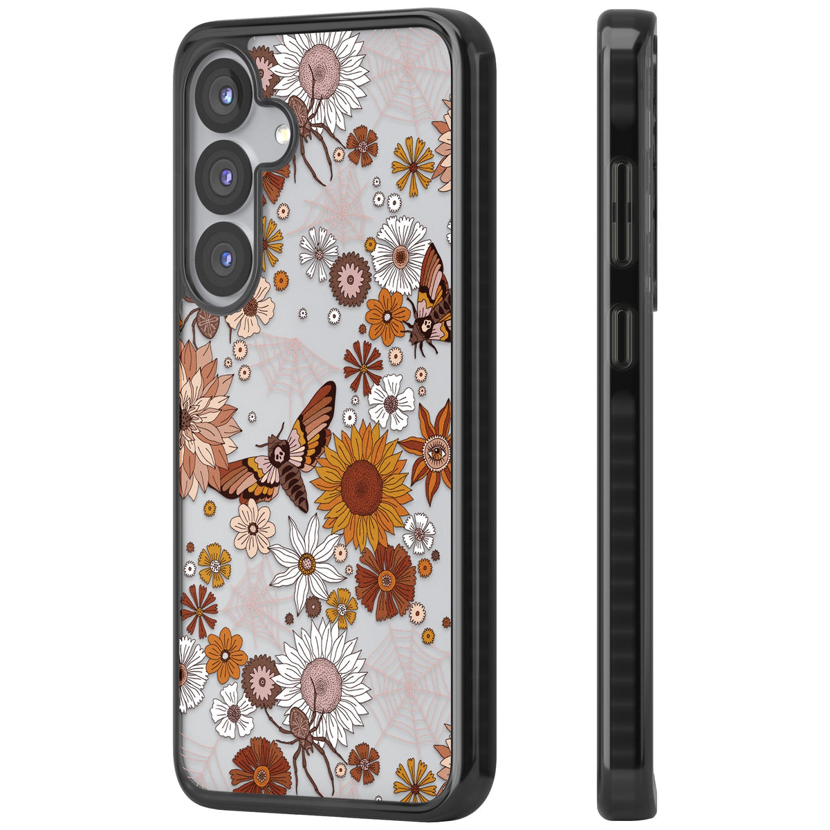 Halloween Wildlife Samsung S25 / Samsung S25 Plus / Samsung S26 / Samsung S26 Plus Impact Black Phone Case side