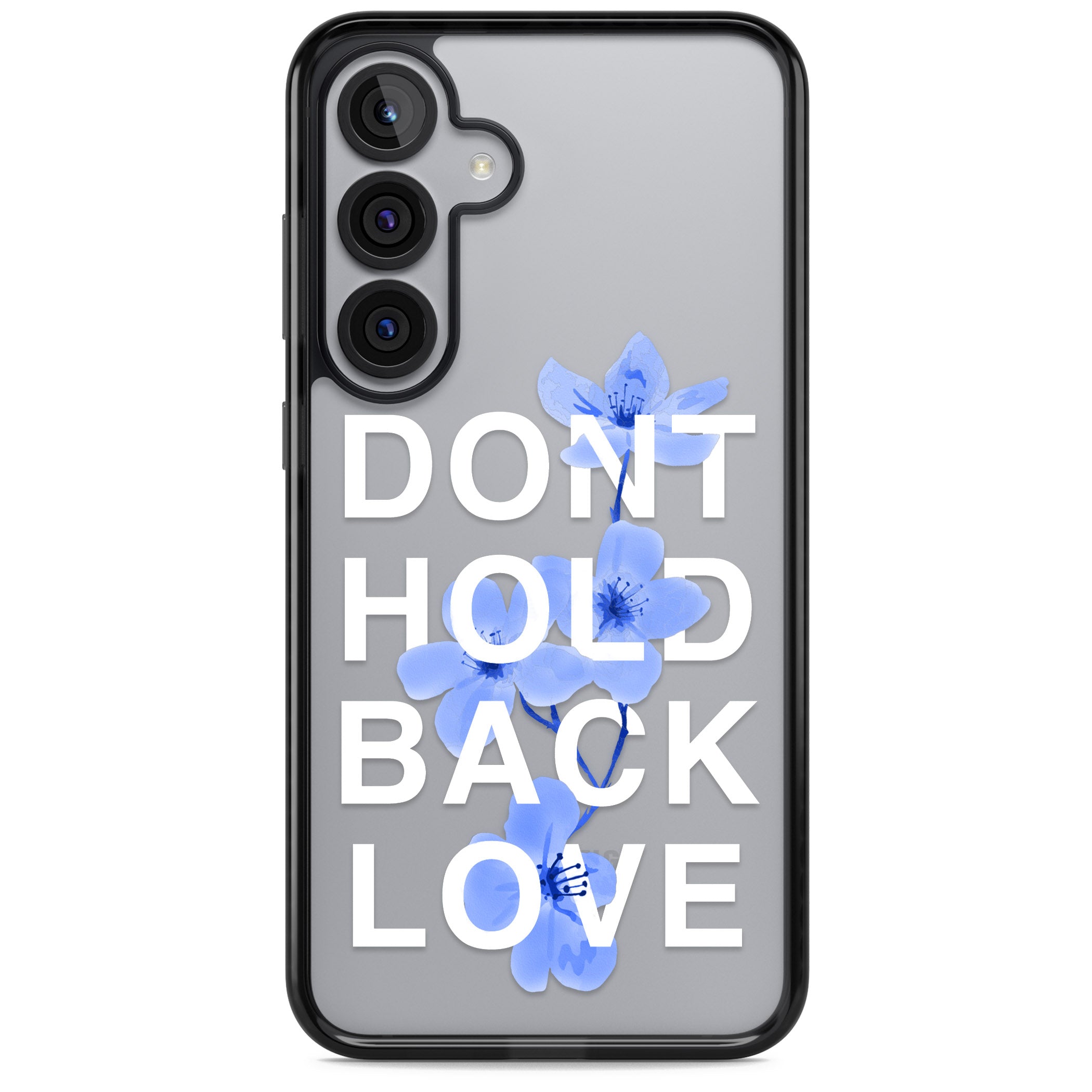 Don'T Hold Back Love Blue & White