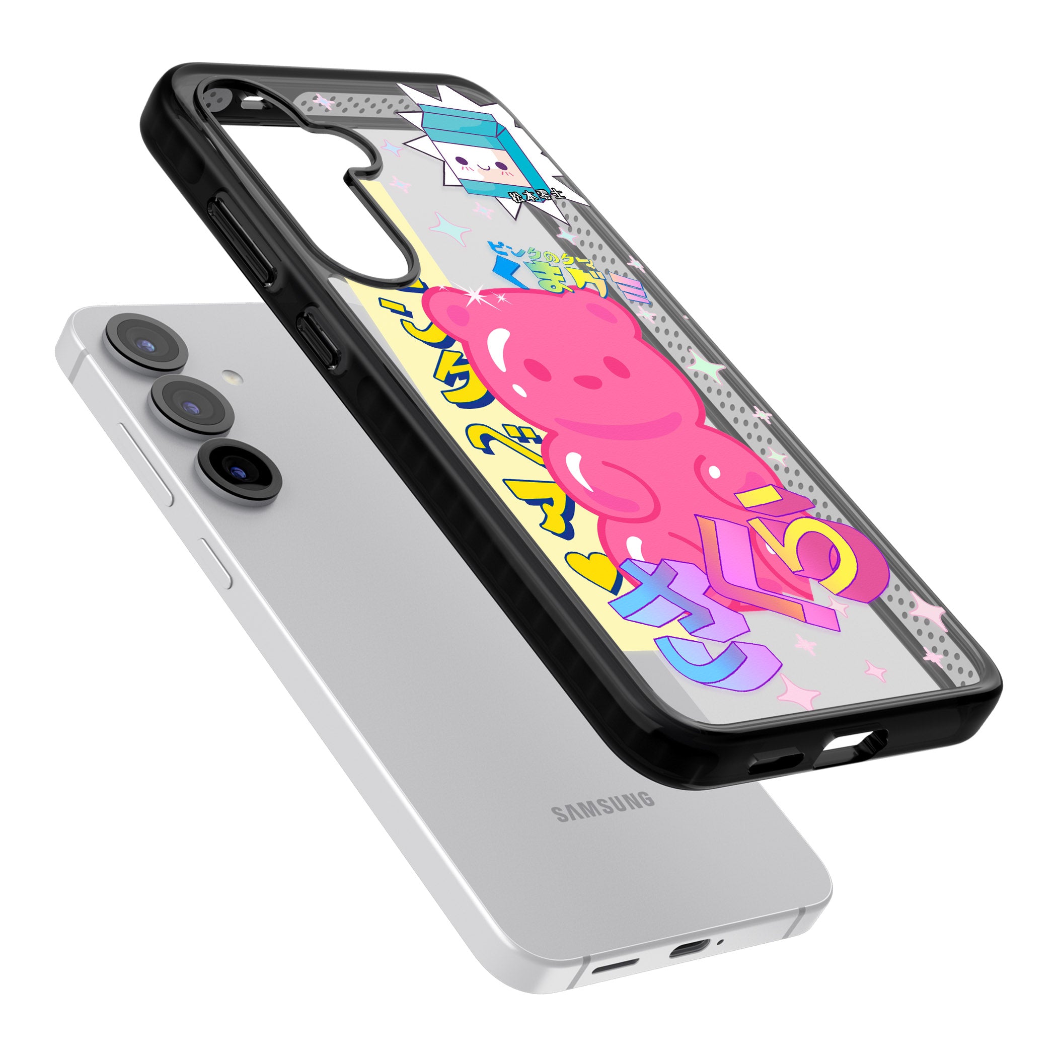 Kawaii Pink Bear Collage