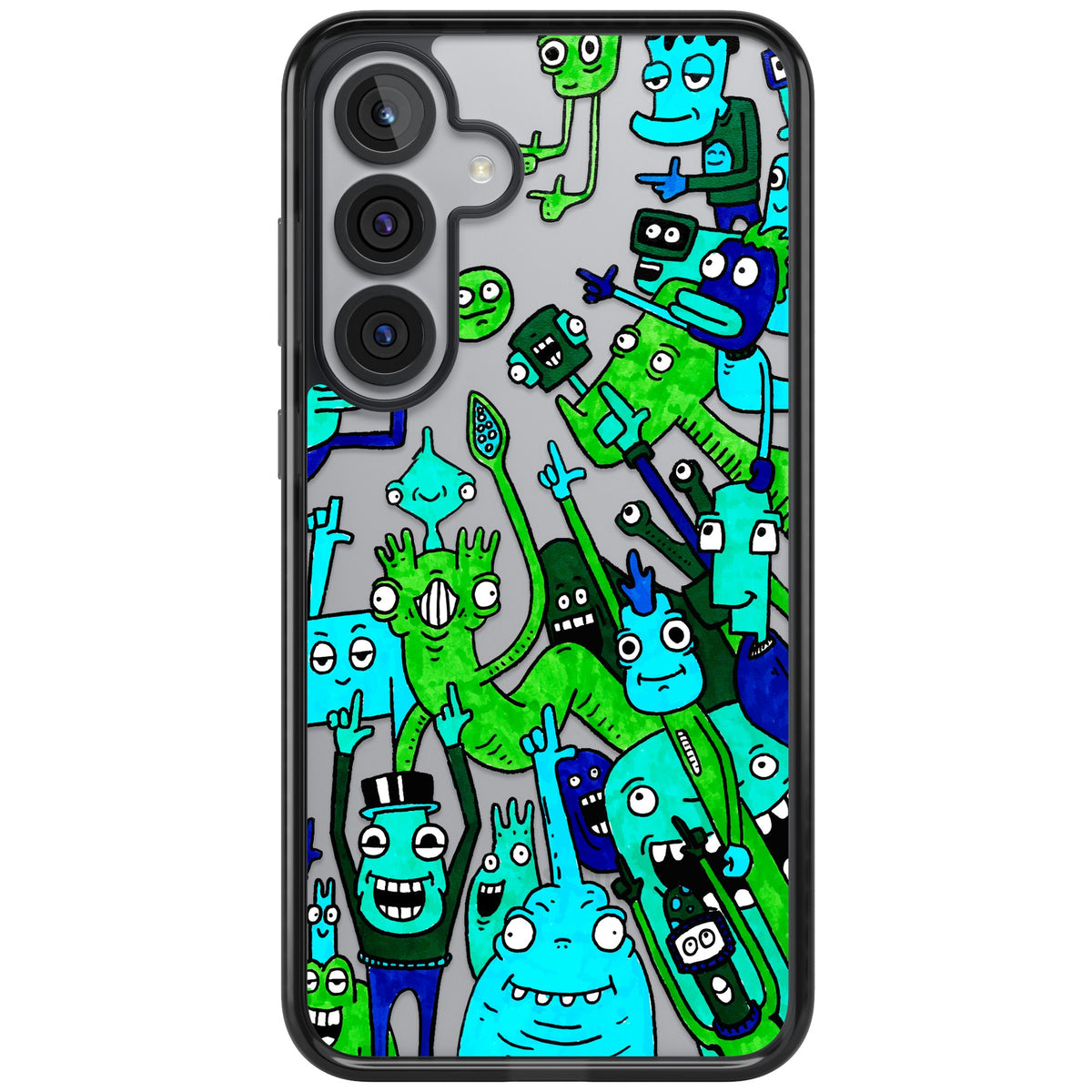 Don't Point Samsung S25 Plus / Samsung S26 / Samsung S26 Plus Impact Black Phone Case front