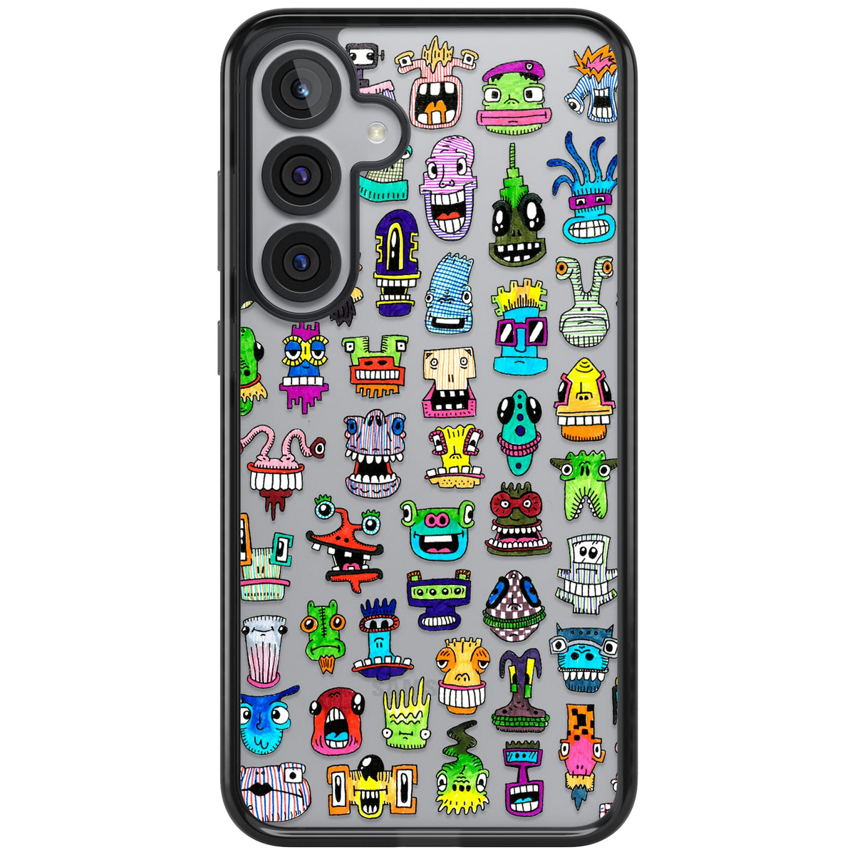 Monster Mash Samsung S25 Plus / Samsung S26 / Samsung S26 Plus Impact Black Phone Case front