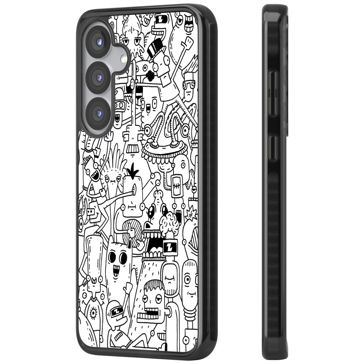 Stack Original Samsung S25 / Samsung S25 Plus / Samsung S26 / Samsung S26 Plus Impact Black Phone Case side