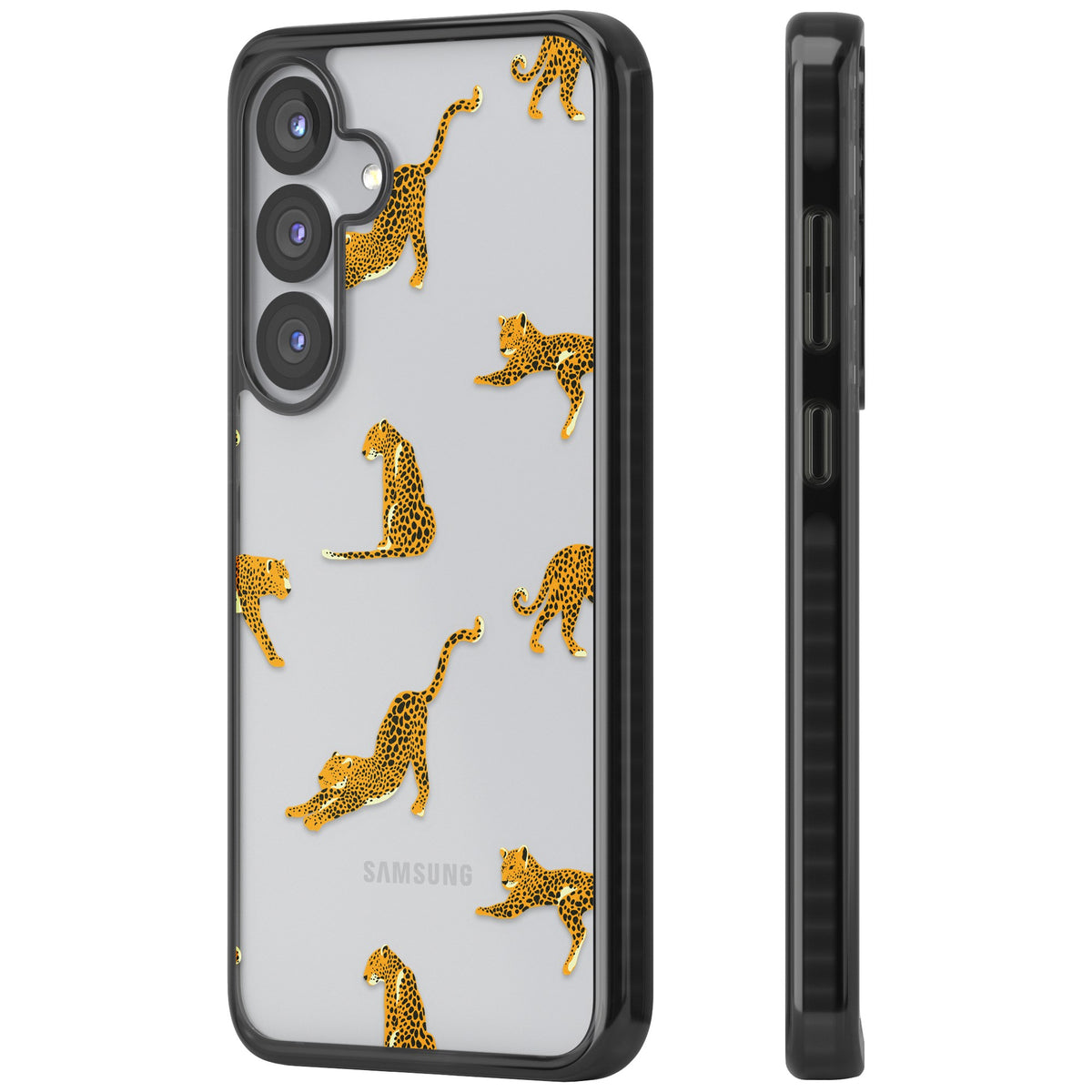 Wild Amber Samsung S25 / Samsung S25 Plus / Samsung S26 / Samsung S26 Plus Impact Black Phone Case side