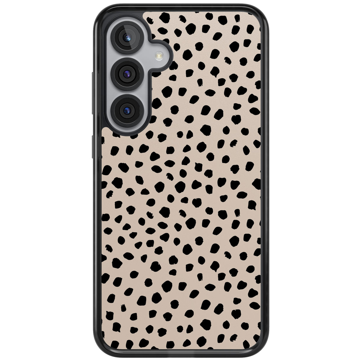 Coffee Dalmatian Samsung S25 Plus / Samsung S26 / Samsung S26 Plus Impact Black Phone Case front