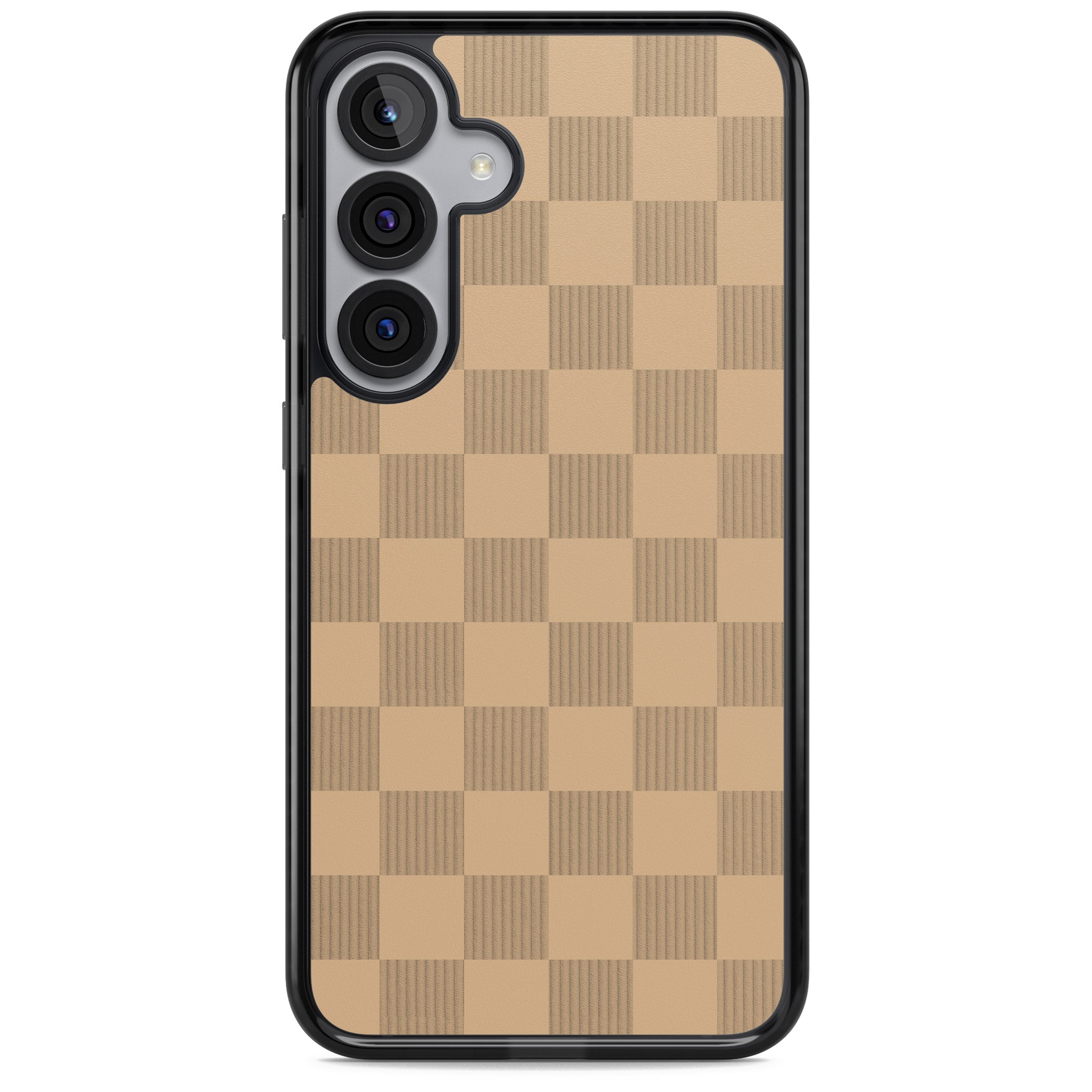 Beige Checkered