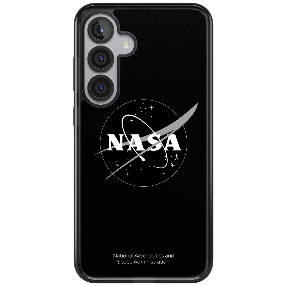 Dark Nasa Meatball Samsung S25 Plus / Samsung S26 / Samsung S26 Plus Impact Black Phone Case front