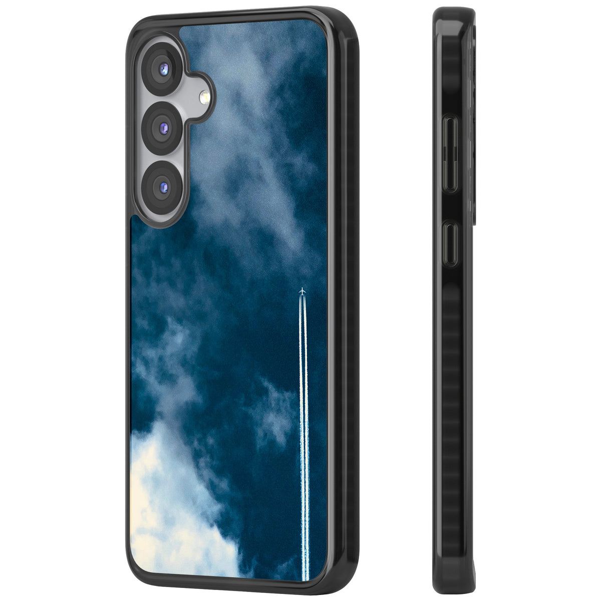 Sky Trail Samsung S25 / Samsung S25 Plus / Samsung S26 / Samsung S26 Plus Impact Black Phone Case side