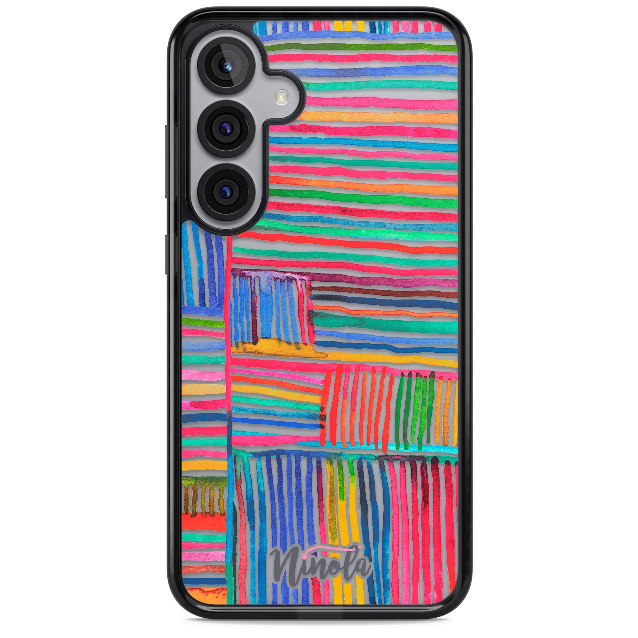 Vibrant Watercolor Lines