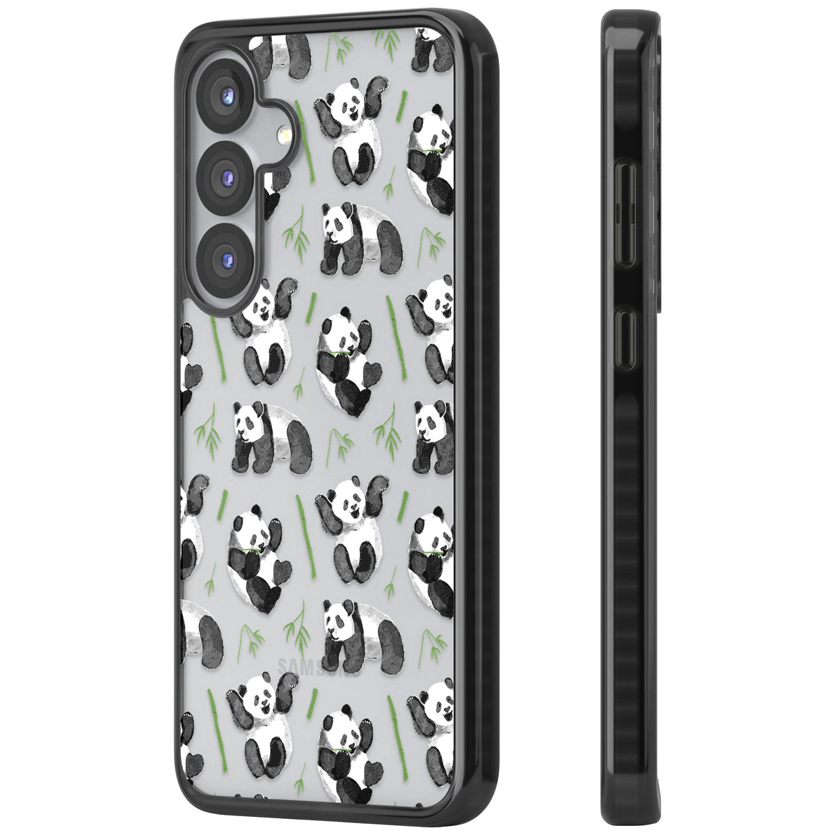 Bamboo Babies Samsung S25 / Samsung S25 Plus / Samsung S26 / Samsung S26 Plus Impact Black Phone Case side
