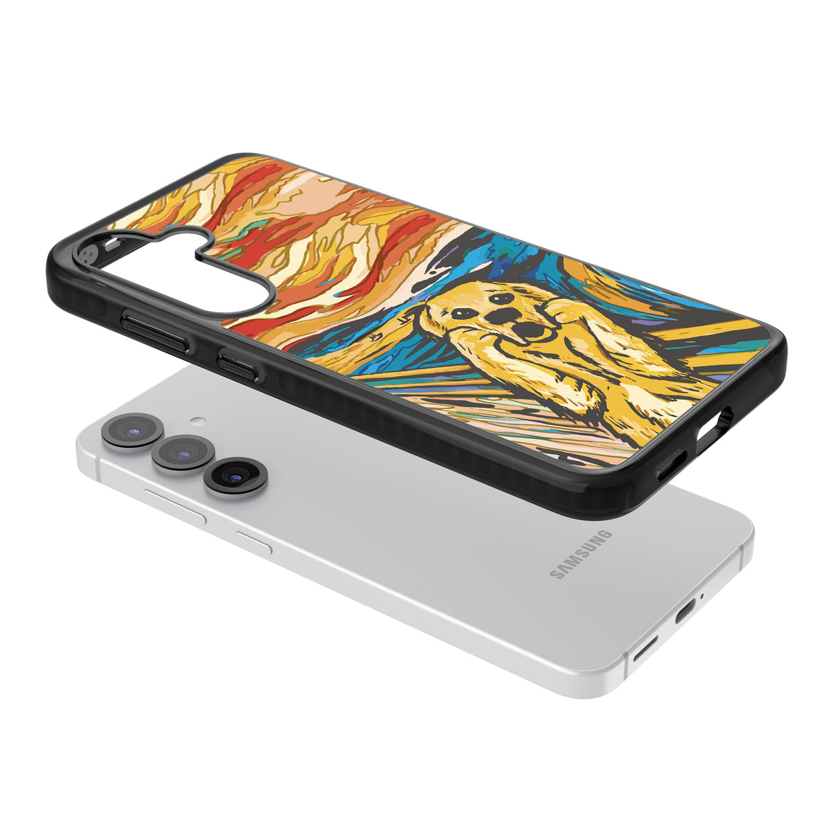 The Bark Samsung S25 / Samsung S25 Plus / Samsung S26 / Samsung S26 Plus Impact Black Phone Case angled