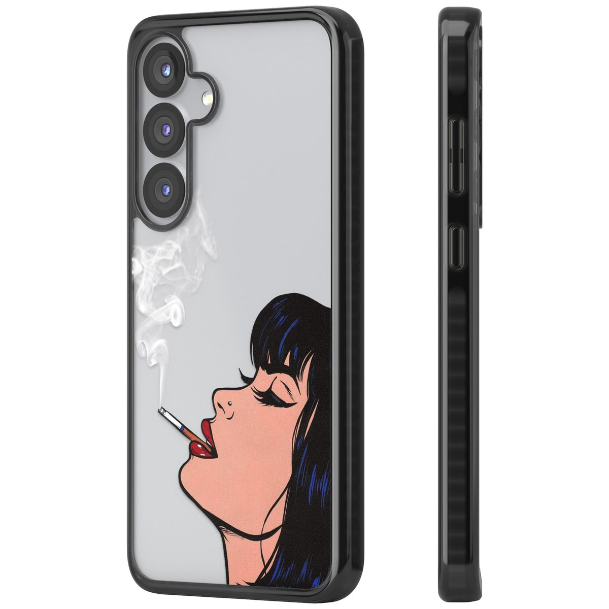 Stress Relief Samsung S25 / Samsung S25 Plus / Samsung S26 / Samsung S26 Plus Impact Black Phone Case side