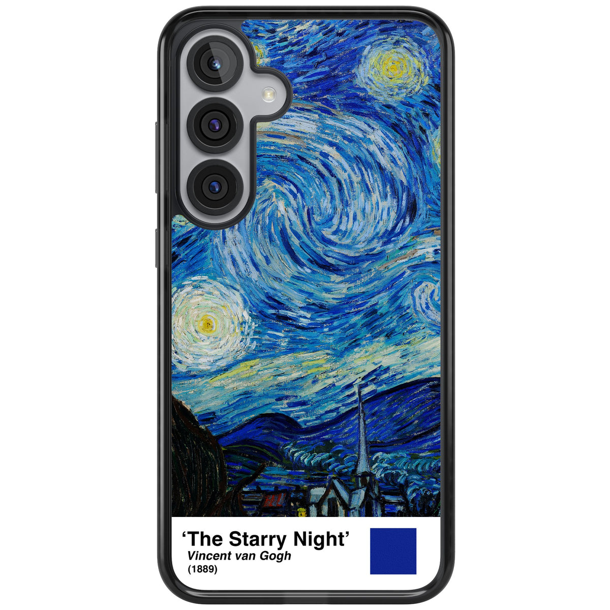 The Starry Night Samsung S25 Plus / Samsung S26 / Samsung S26 Plus Impact Black Phone Case front