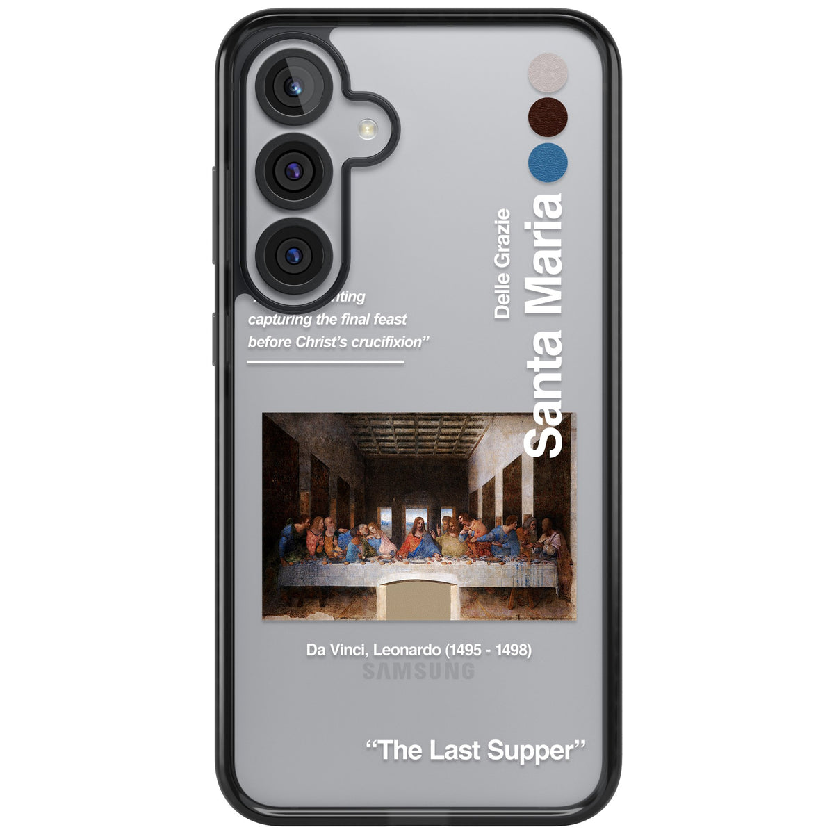 The Last Supper Samsung S25 Plus / Samsung S26 / Samsung S26 Plus Impact Black Phone Case front