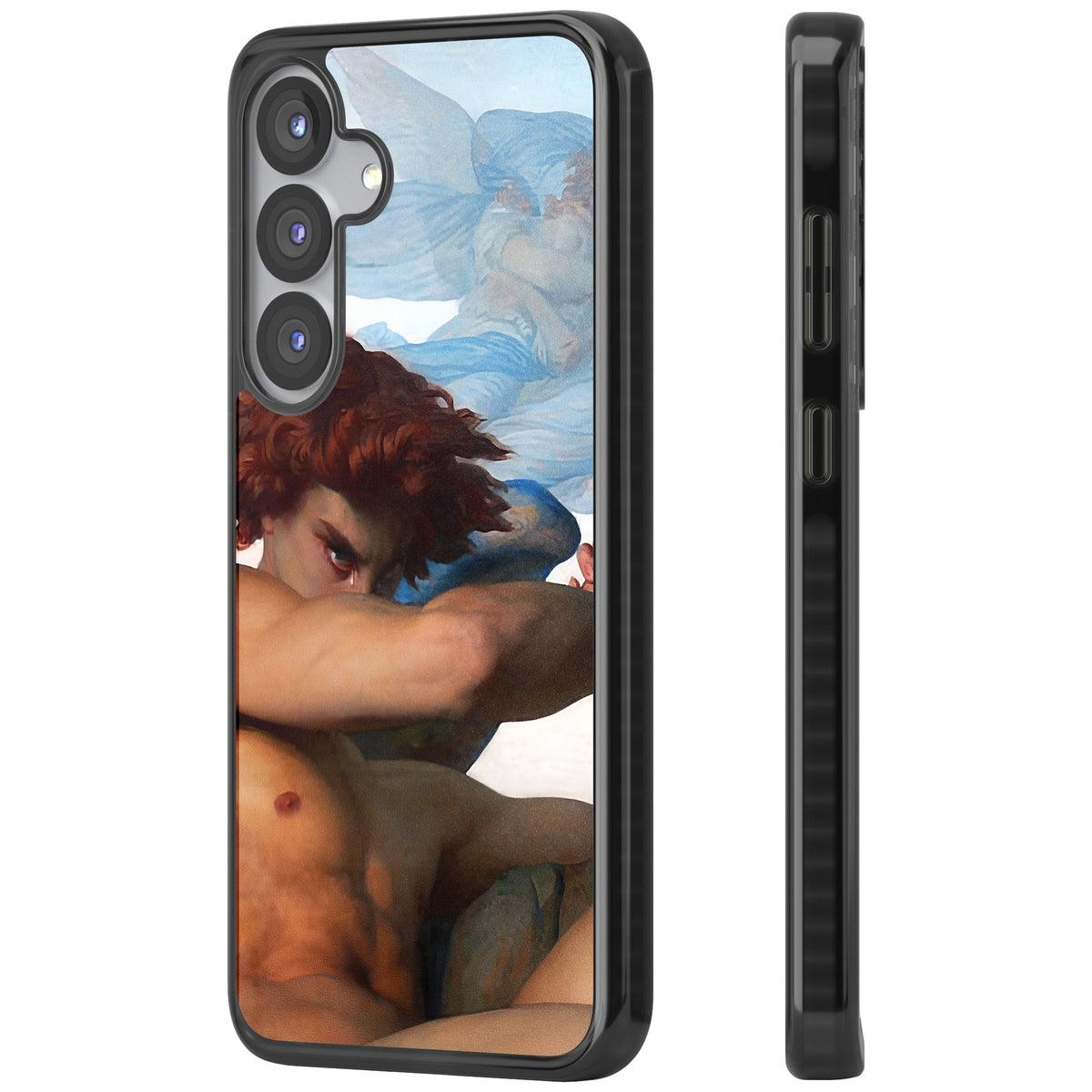The Fallen Angel Samsung S25 / Samsung S25 Plus / Samsung S26 / Samsung S26 Plus Impact Black Phone Case side