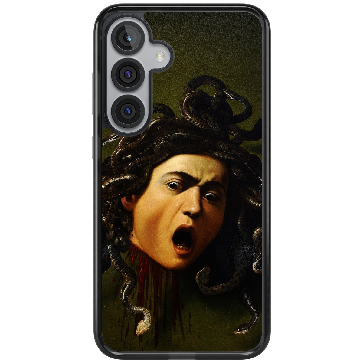 Head of Medusa Samsung S25 Plus / Samsung S26 / Samsung S26 Plus Impact Black Phone Case front