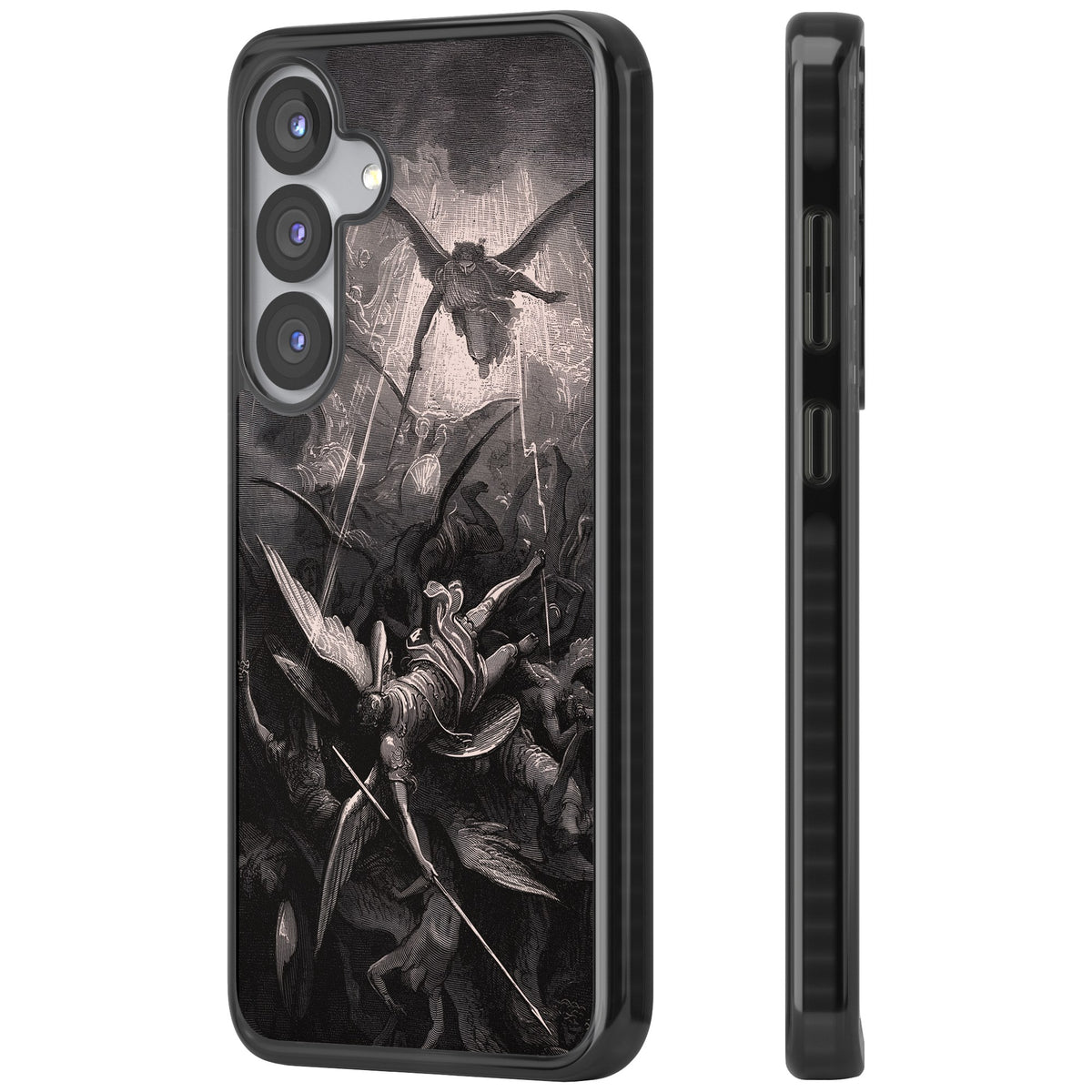 Paradise Lost Samsung S25 / Samsung S25 Plus / Samsung S26 / Samsung S26 Plus Impact Black Phone Case side