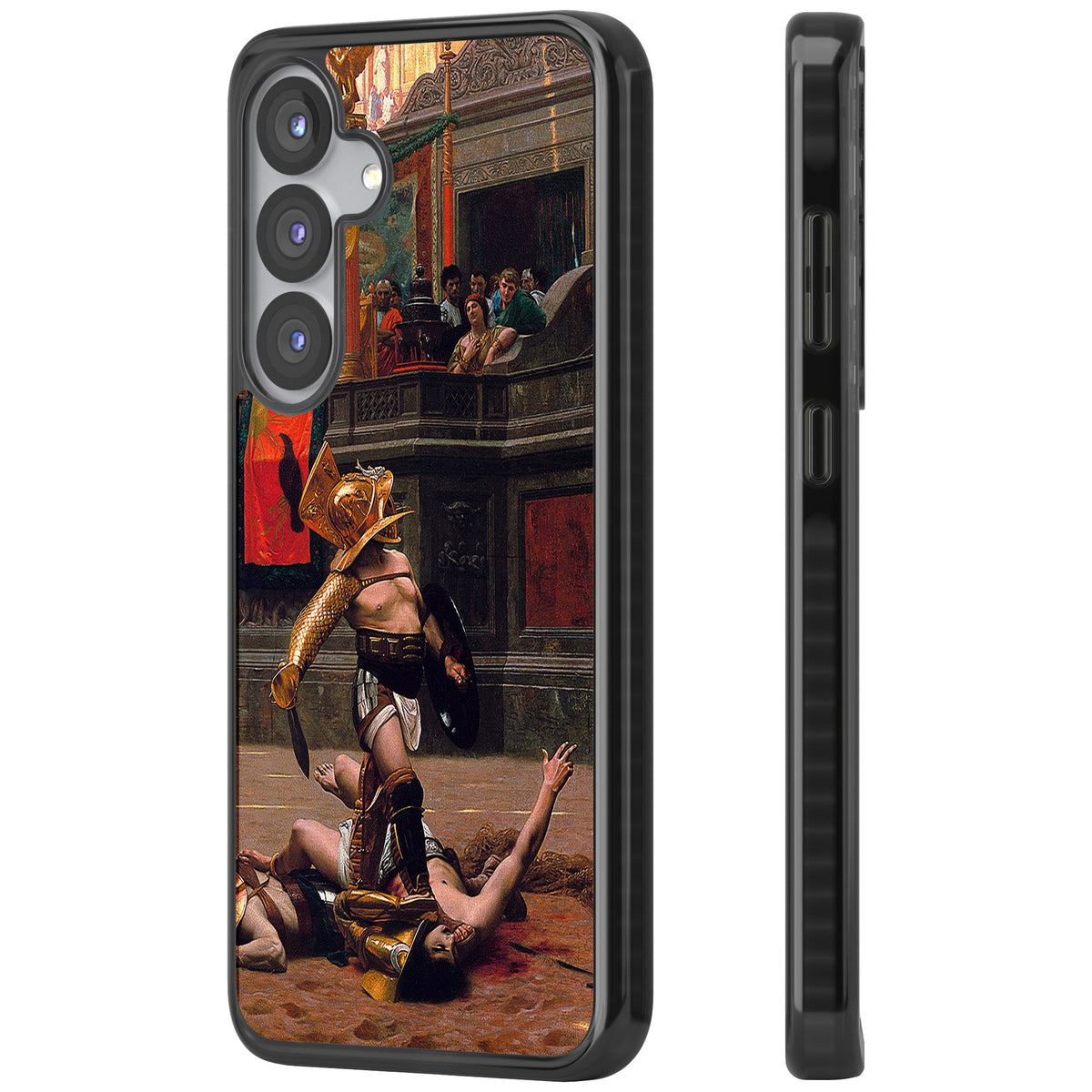 Pollice Verso Samsung S25 / Samsung S25 Plus / Samsung S26 / Samsung S26 Plus Impact Black Phone Case side