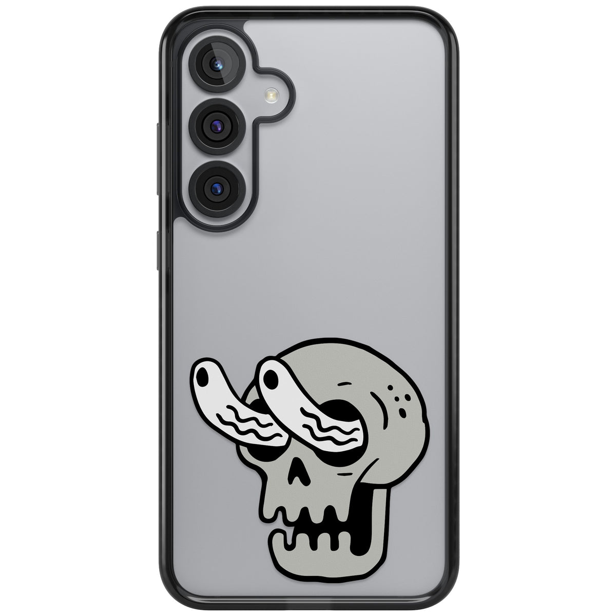 Skull Eyes Samsung S25 Plus / Samsung S26 / Samsung S26 Plus Impact Black Phone Case front