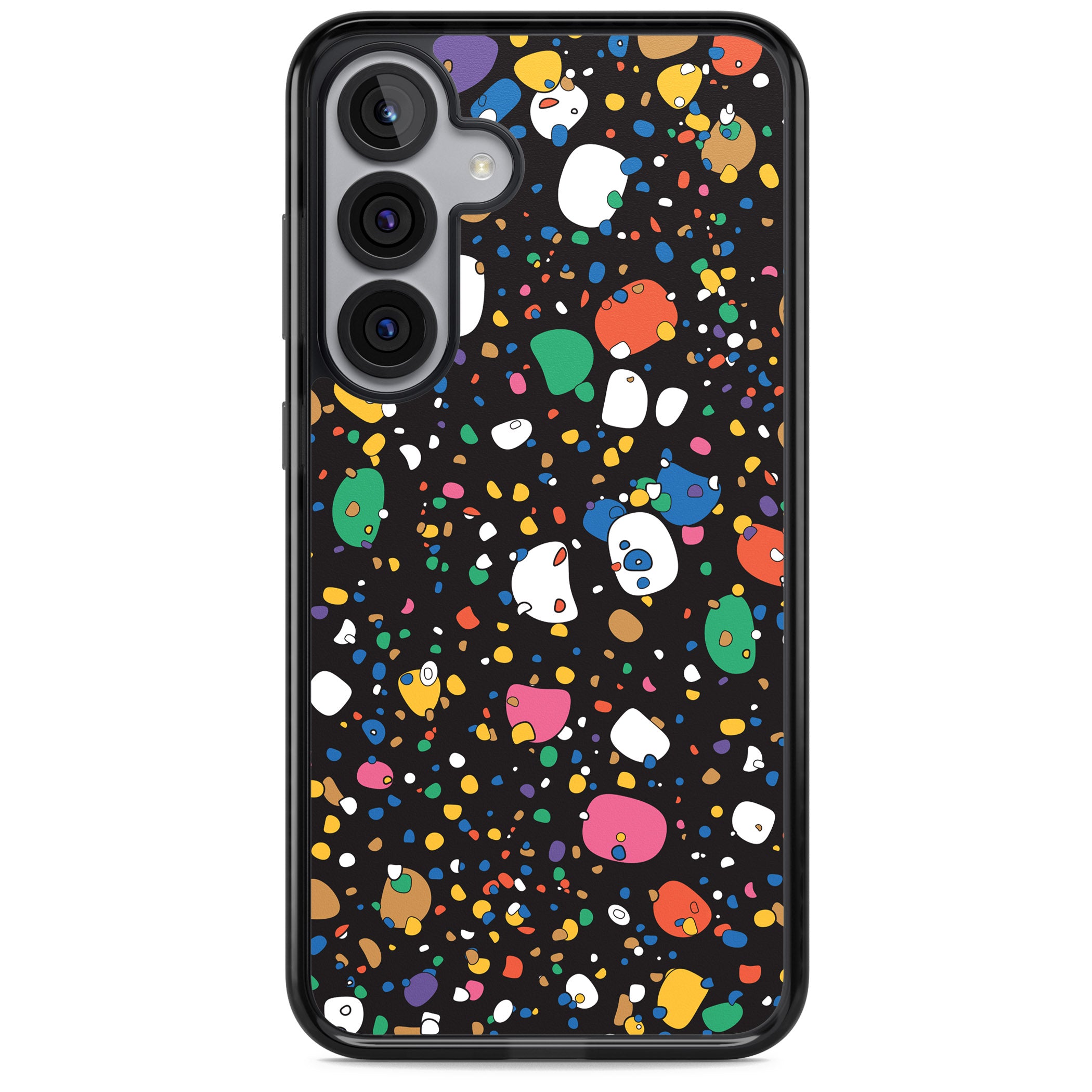Colourful Confetti Pebbles (Black)