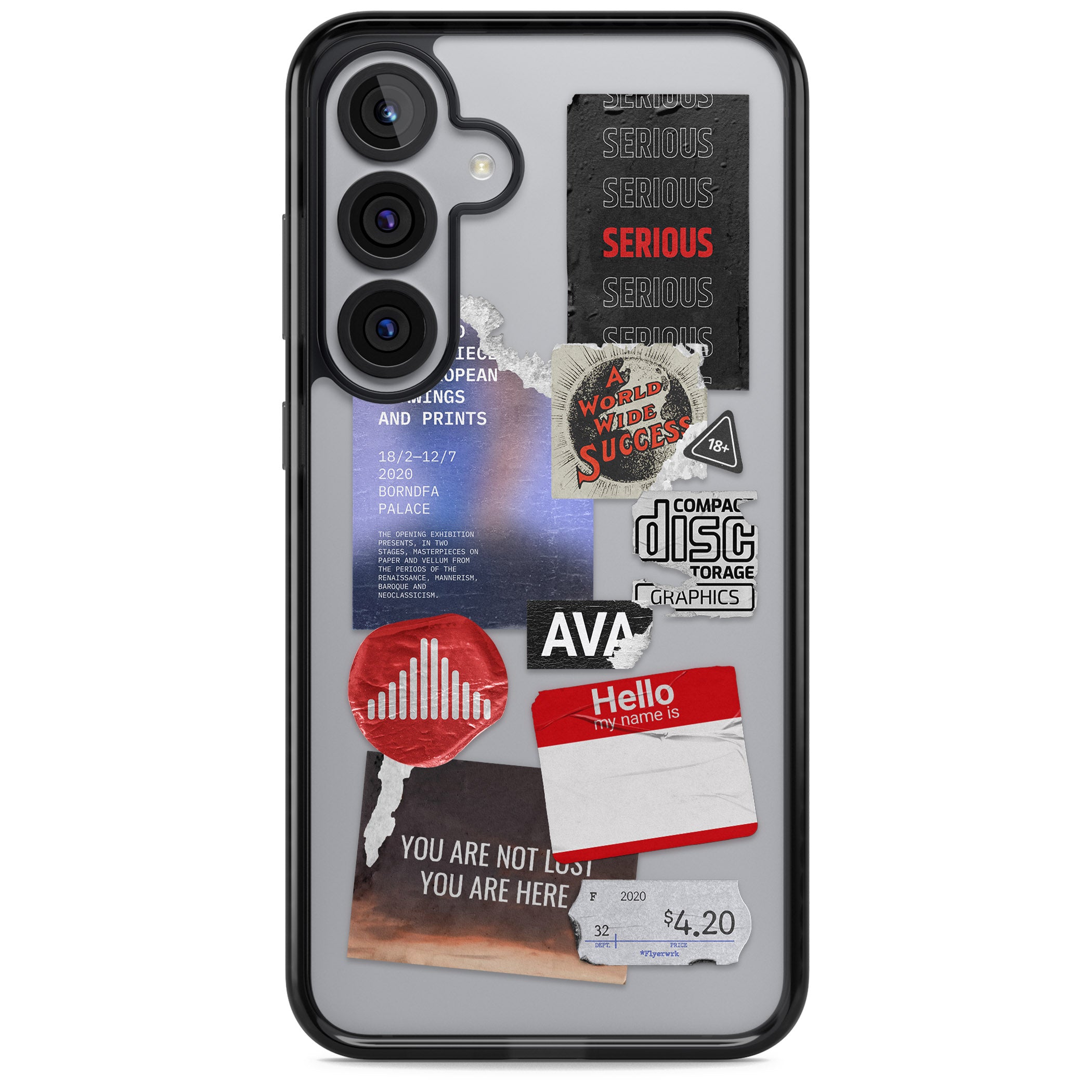 Red & Black Sticker Mix