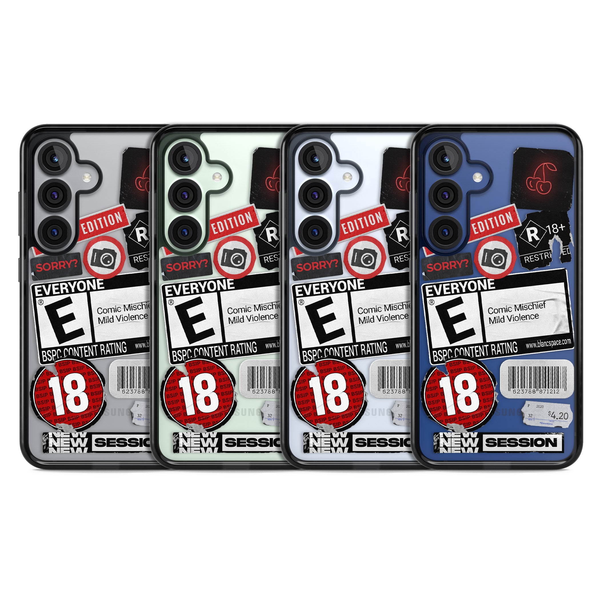 Rated 18+ Sticker Mix