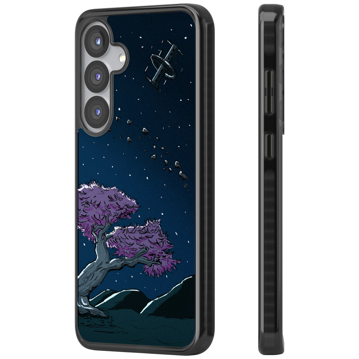 Orbit Samsung S25 / Samsung S25 Plus / Samsung S26 / Samsung S26 Plus Impact Black Phone Case side