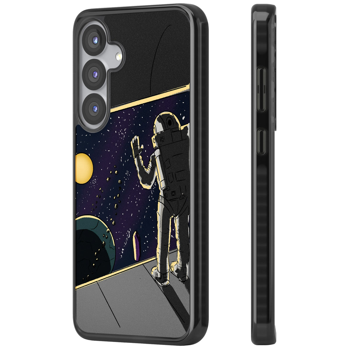 Home Samsung S25 / Samsung S25 Plus / Samsung S26 / Samsung S26 Plus Impact Black Phone Case side