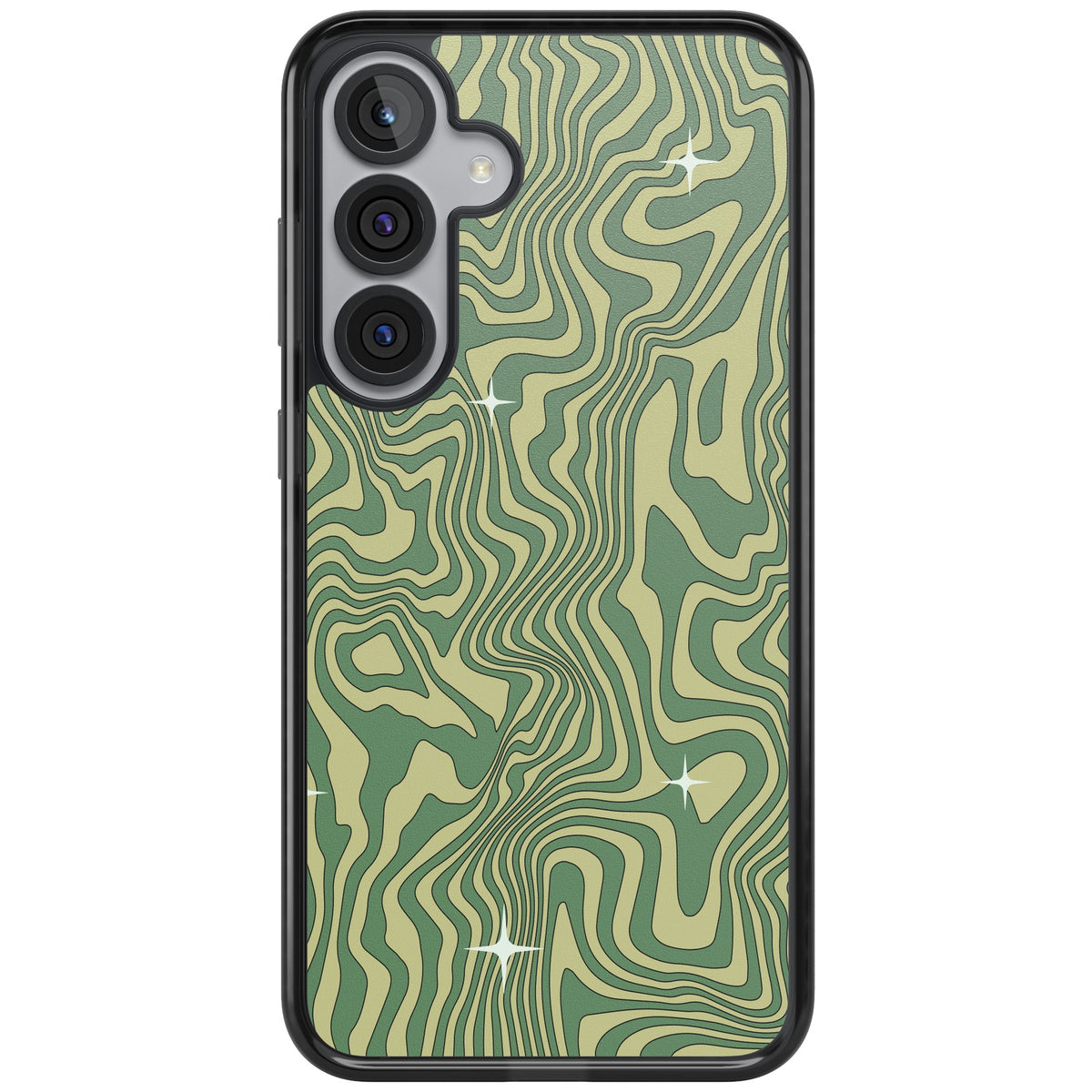 Sage Ripple Samsung S25 Plus / Samsung S26 / Samsung S26 Plus Impact Black Phone Case front