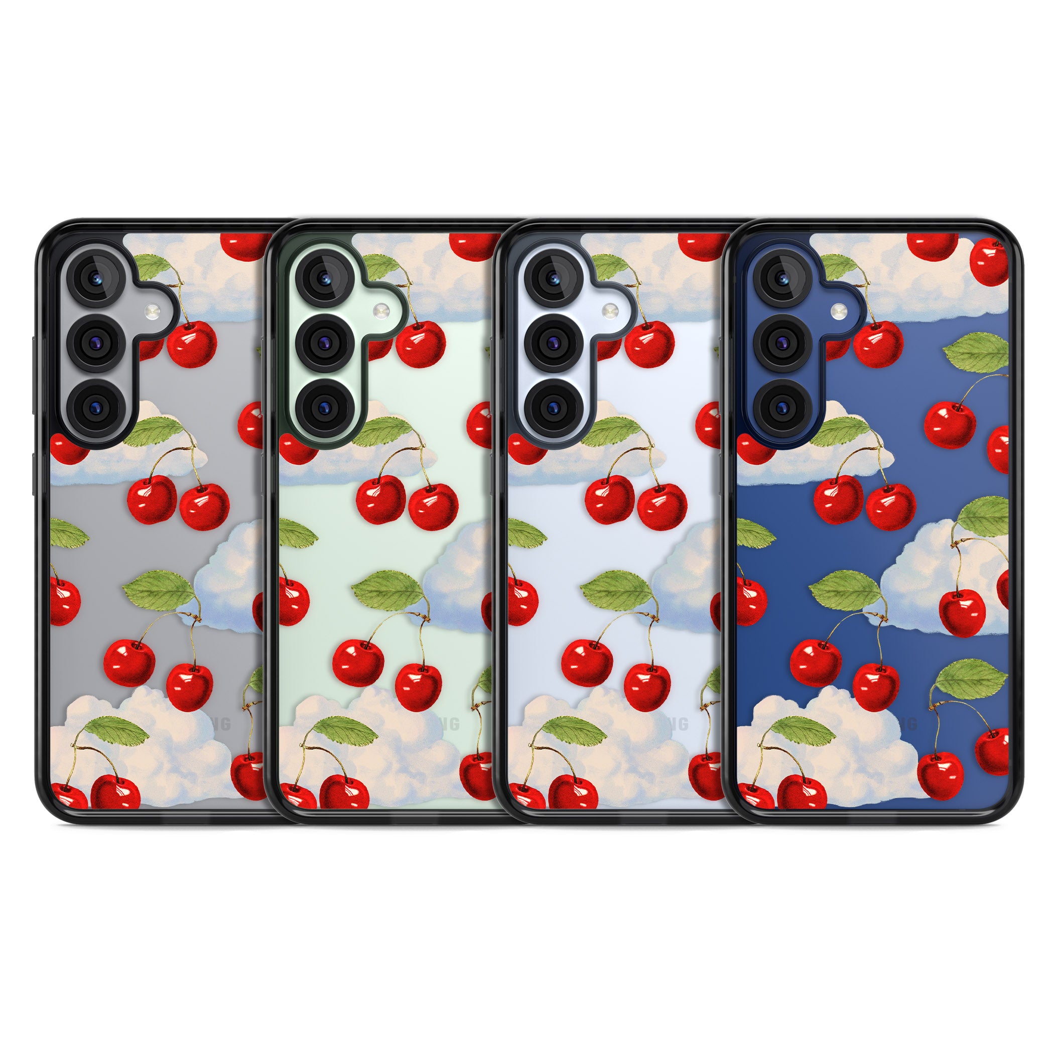 Vintage Cherries & Clouds