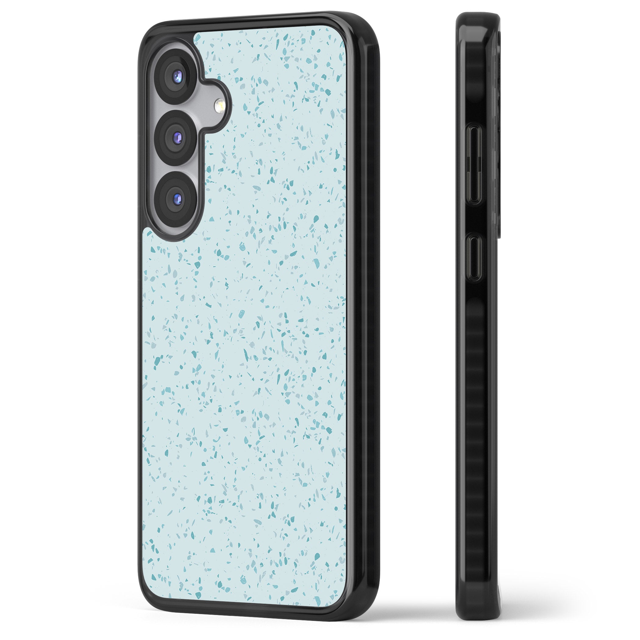 Light Blue Terrazzo Pattern