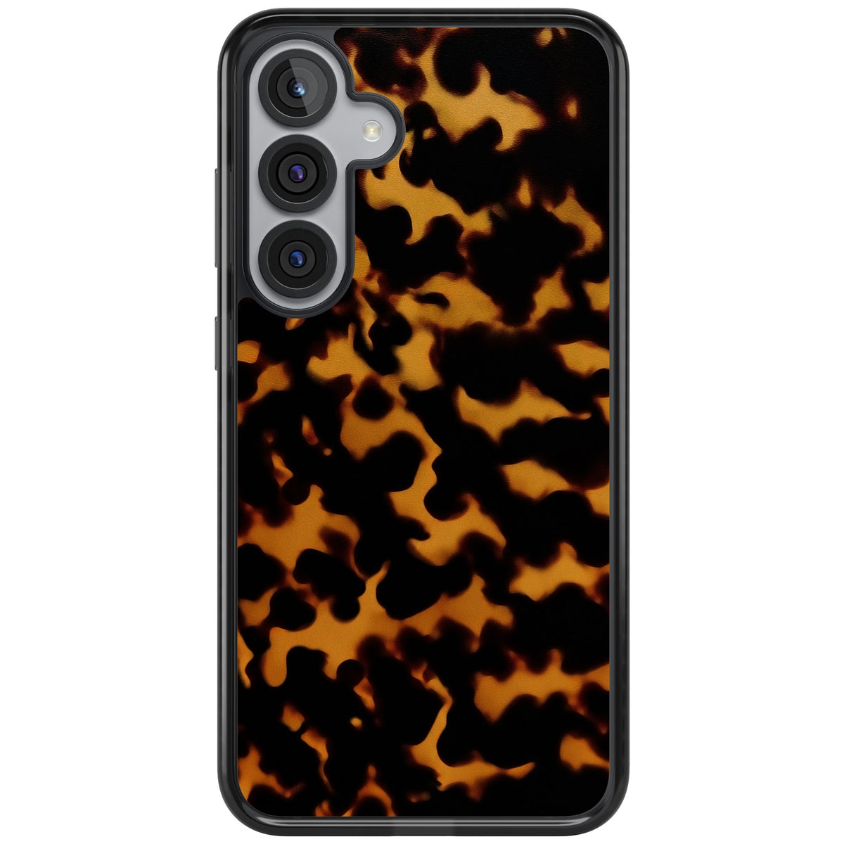 Amber Tortoise Samsung S25 Plus / Samsung S26 / Samsung S26 Plus Impact Black Phone Case front