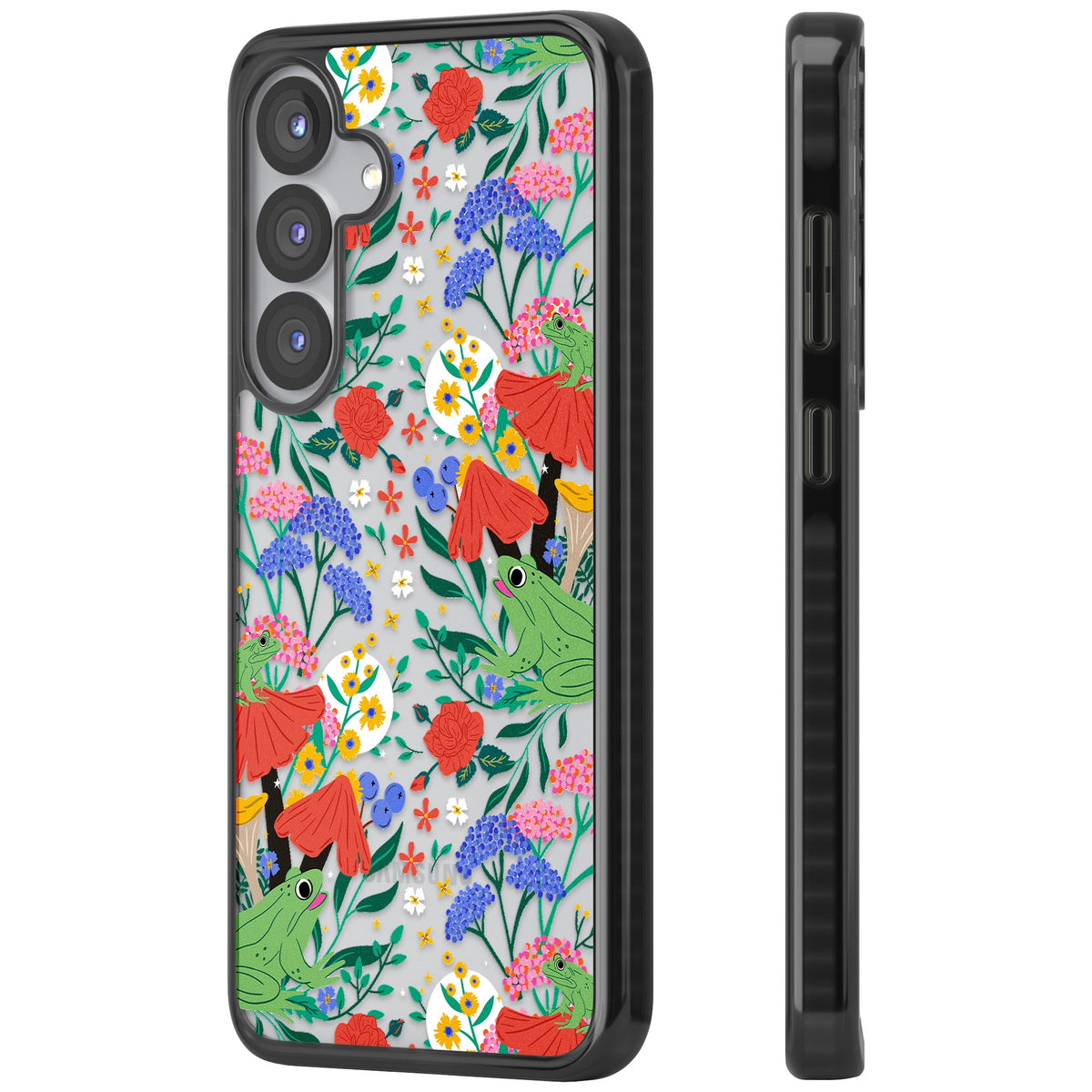 Tropical Samsung S25 / Samsung S25 Plus / Samsung S26 / Samsung S26 Plus Impact Black Phone Case side