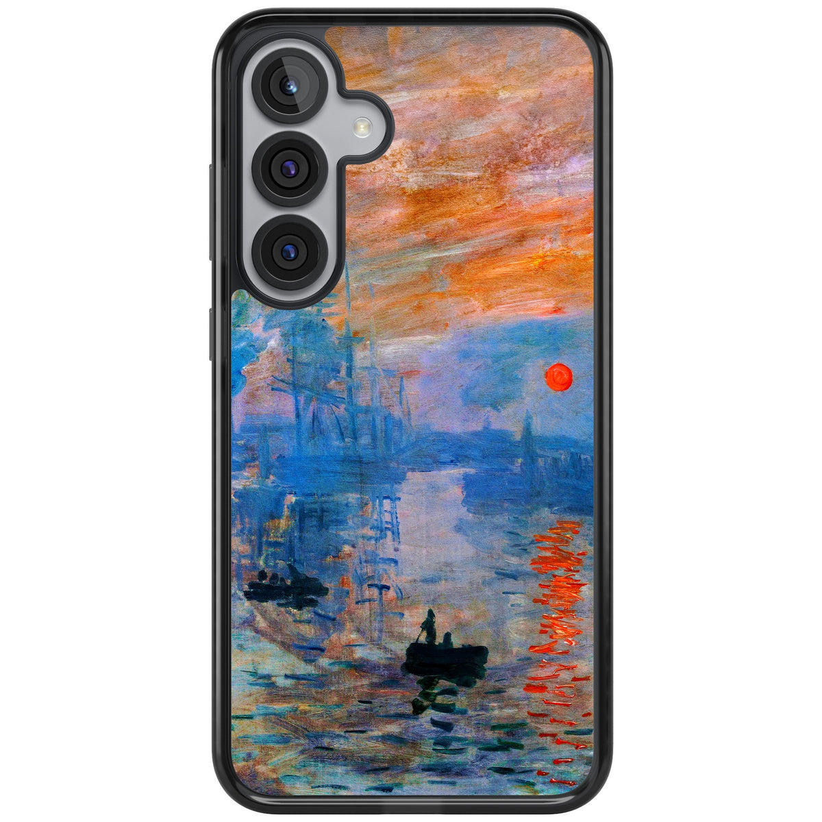 Impression, Sunrise Samsung S25 Plus / Samsung S26 / Samsung S26 Plus Impact Black Phone Case front