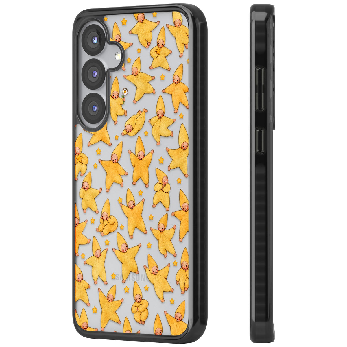 Dancing Star Babies Samsung S25 / Samsung S25 Plus / Samsung S26 / Samsung S26 Plus Impact Black Phone Case side