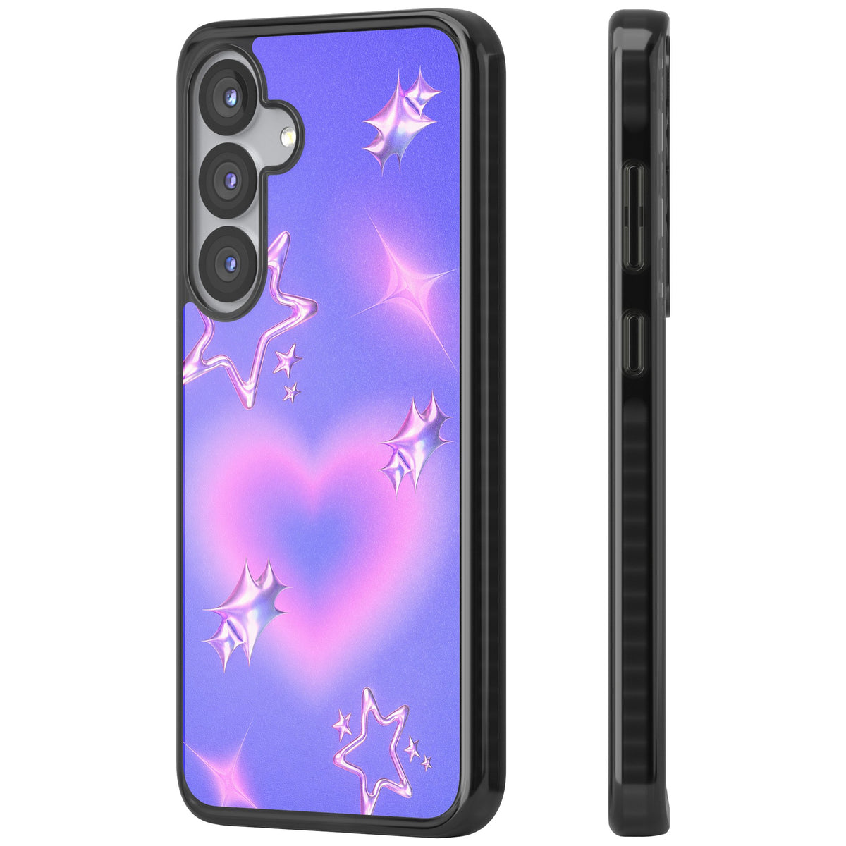 Soft Sugar Samsung S25 / Samsung S25 Plus / Samsung S26 / Samsung S26 Plus Impact Black Phone Case side