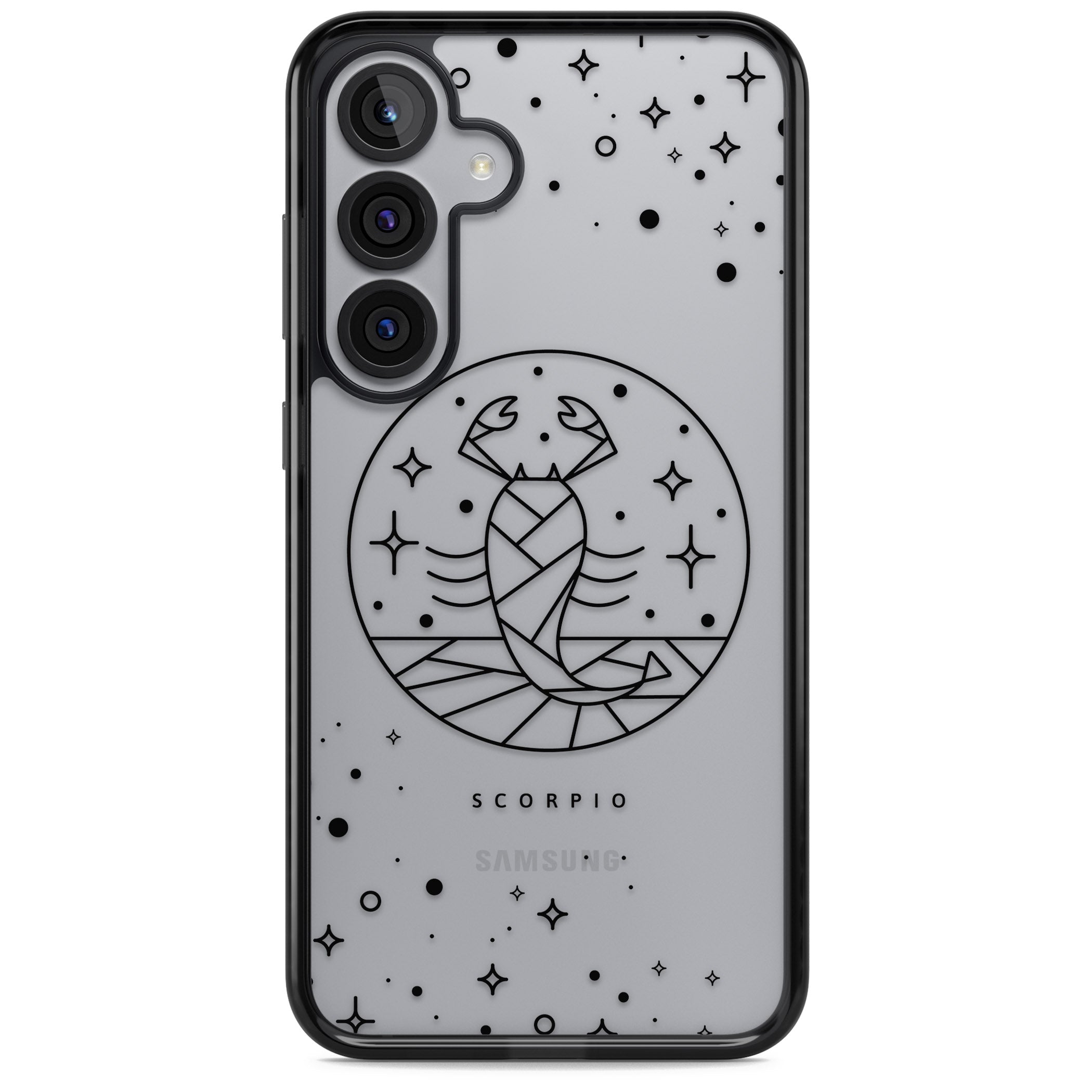 Scorpio Emblem Cosmic Design