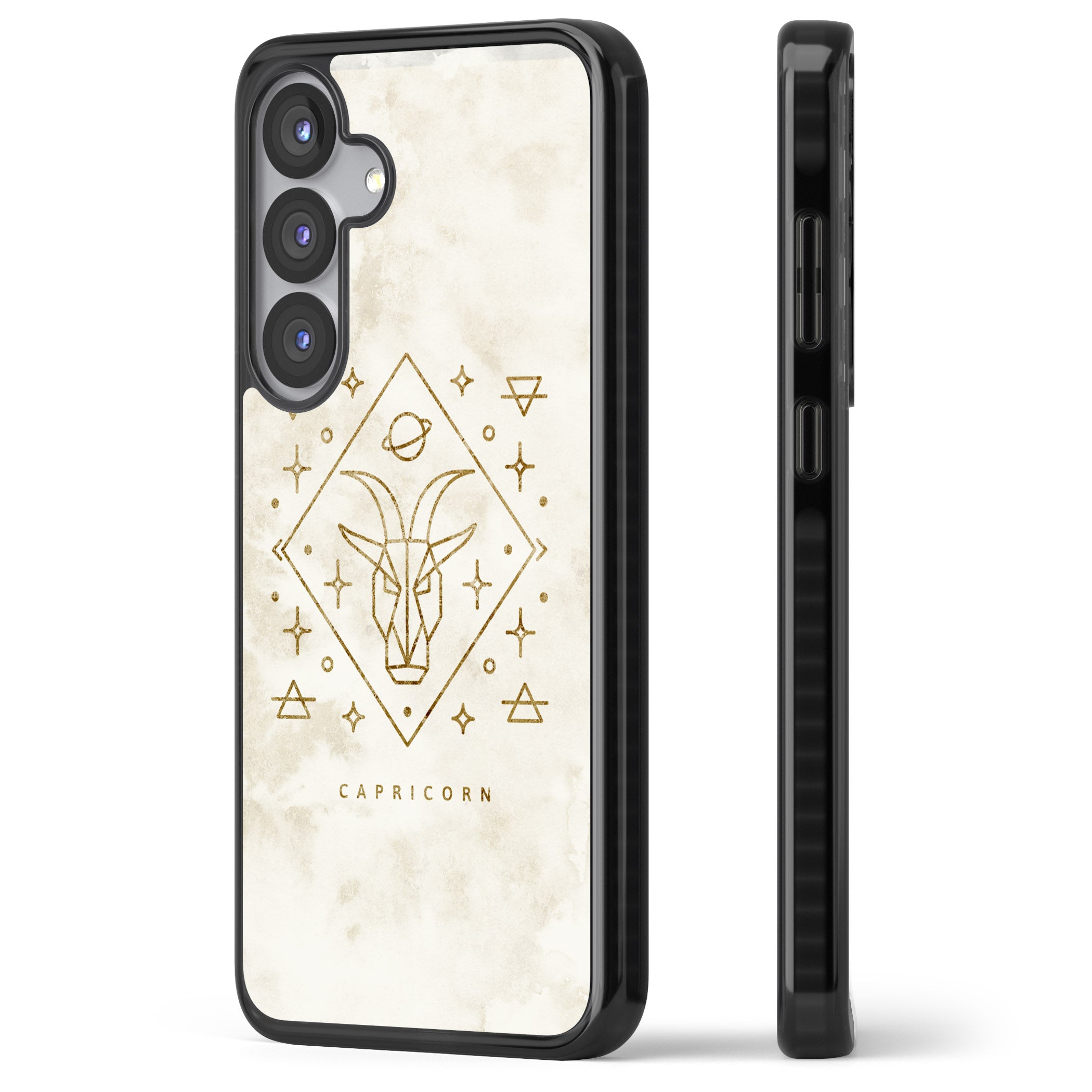 Capricorn Gold Zodiac Design