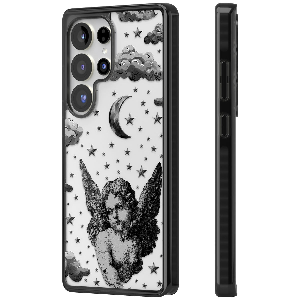 Celestial Cherub Samsung S25 Ultra / Samsung S26 Ultra Impact Black Phone Case side