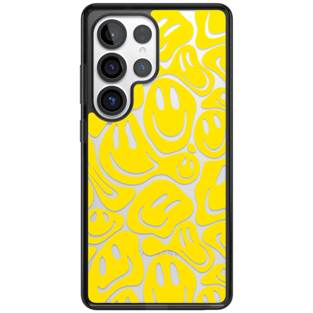 Yellow Acid Faces Samsung S25 Ultra / Samsung S26 Ultra Impact Black Phone Case front