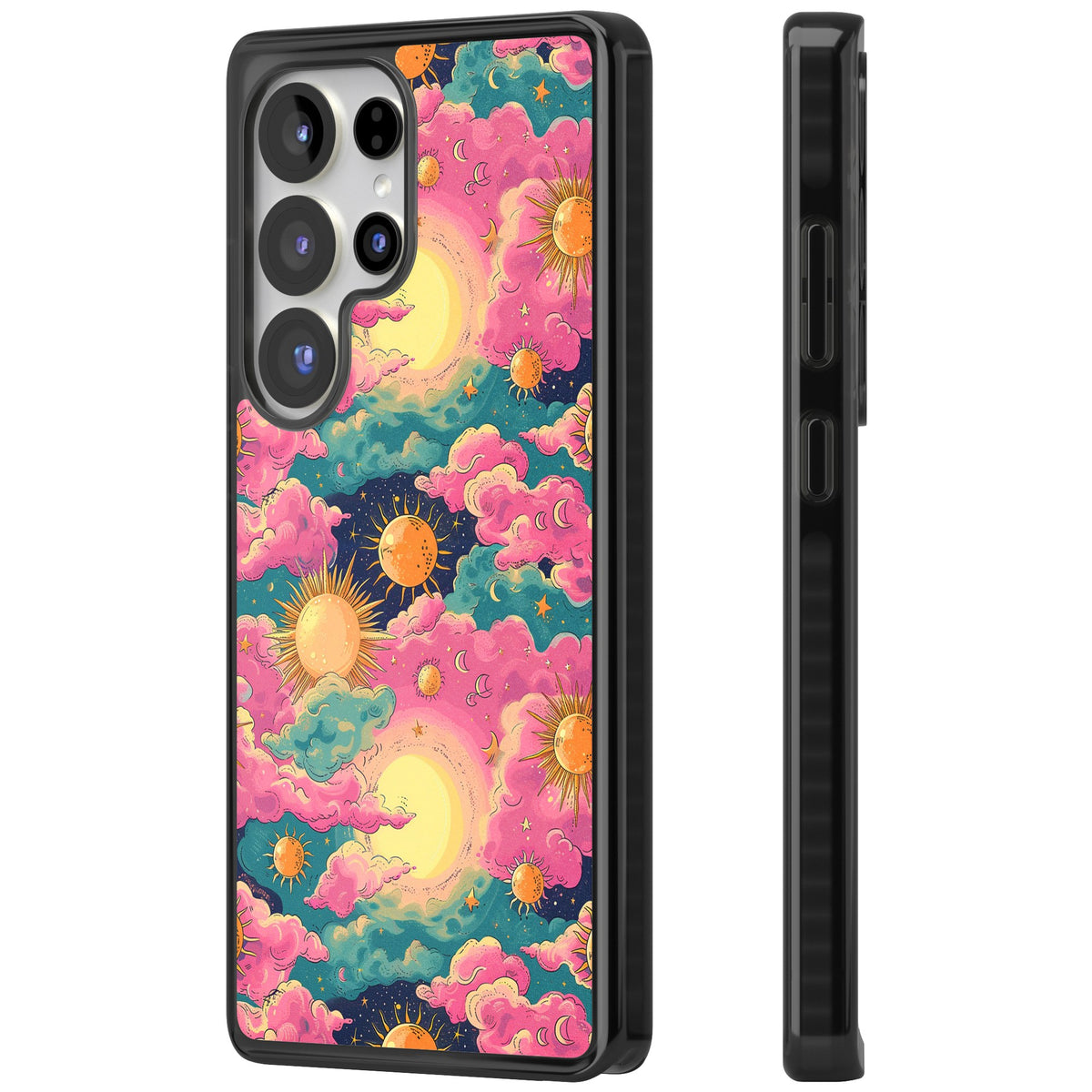 Starlight Clouds Samsung S25 Ultra / Samsung S26 Ultra Impact Black Phone Case side