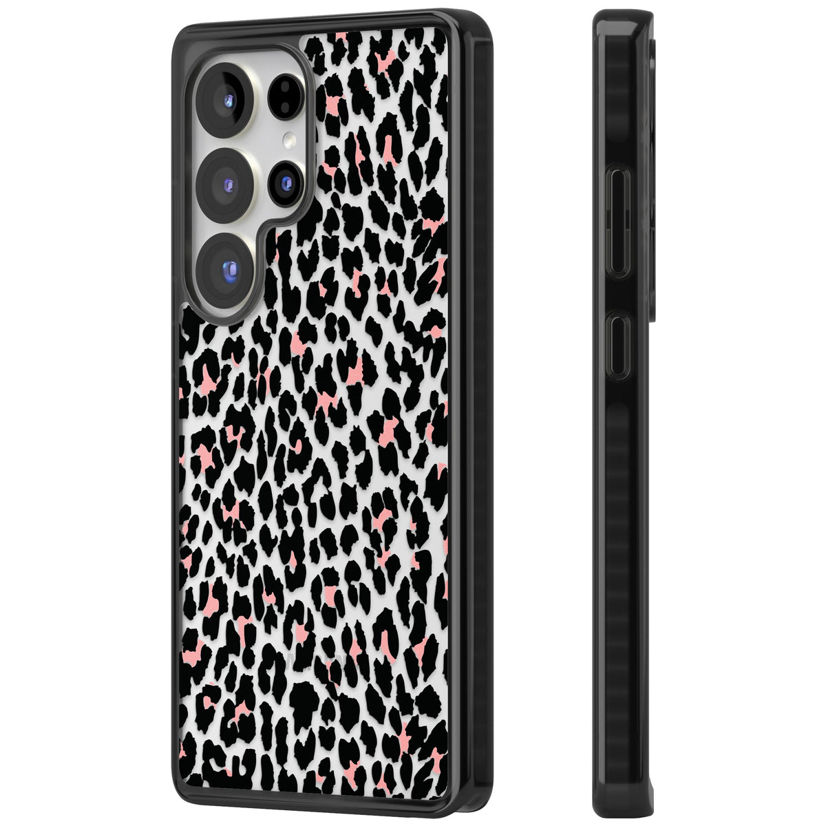 Tatty Leopard Samsung S25 Ultra / Samsung S26 Ultra Impact Black Phone Case side