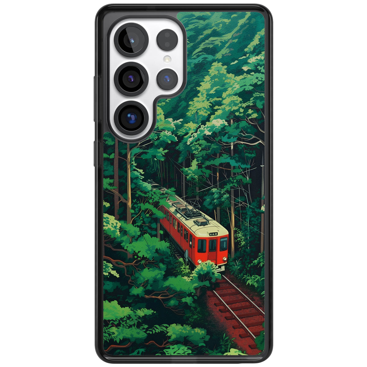Railway In Toyama Samsung S25 Ultra / Samsung S26 Ultra Impact Black Phone Case front