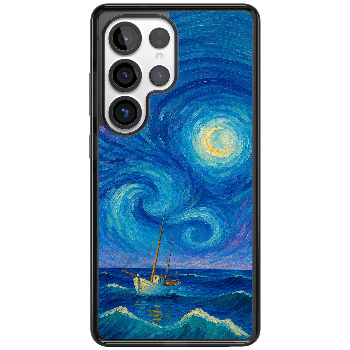 Moonlit Tide Samsung S25 Ultra / Samsung S26 Ultra Impact Black Phone Case front