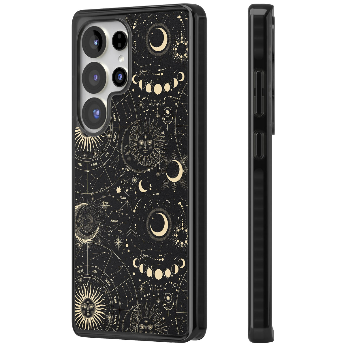 Celestial Cipher Samsung S25 Ultra / Samsung S26 Ultra Impact Black Phone Case side